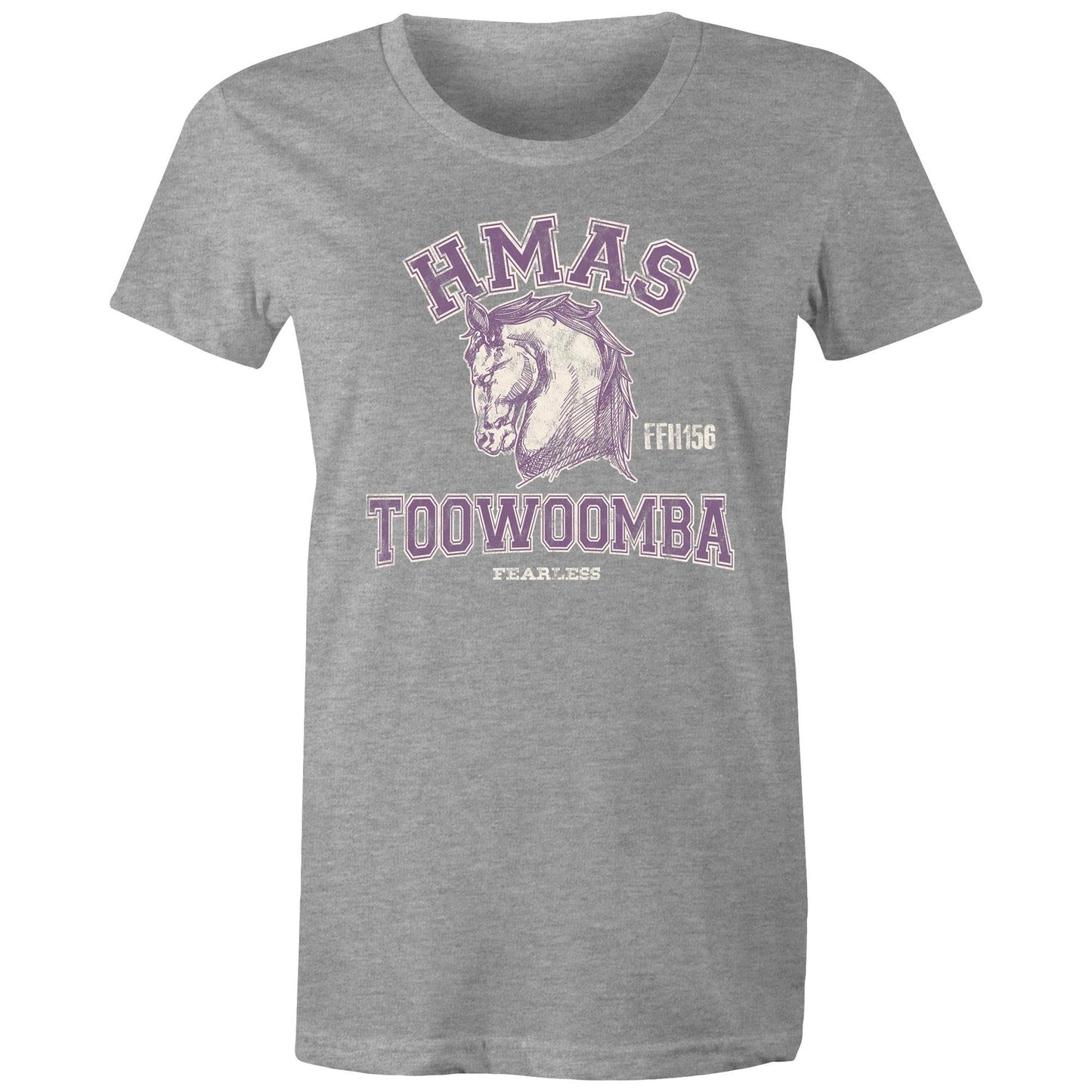 HMAS Toowoomba FFH156 Women's T-shirt (style Alpha, colour)