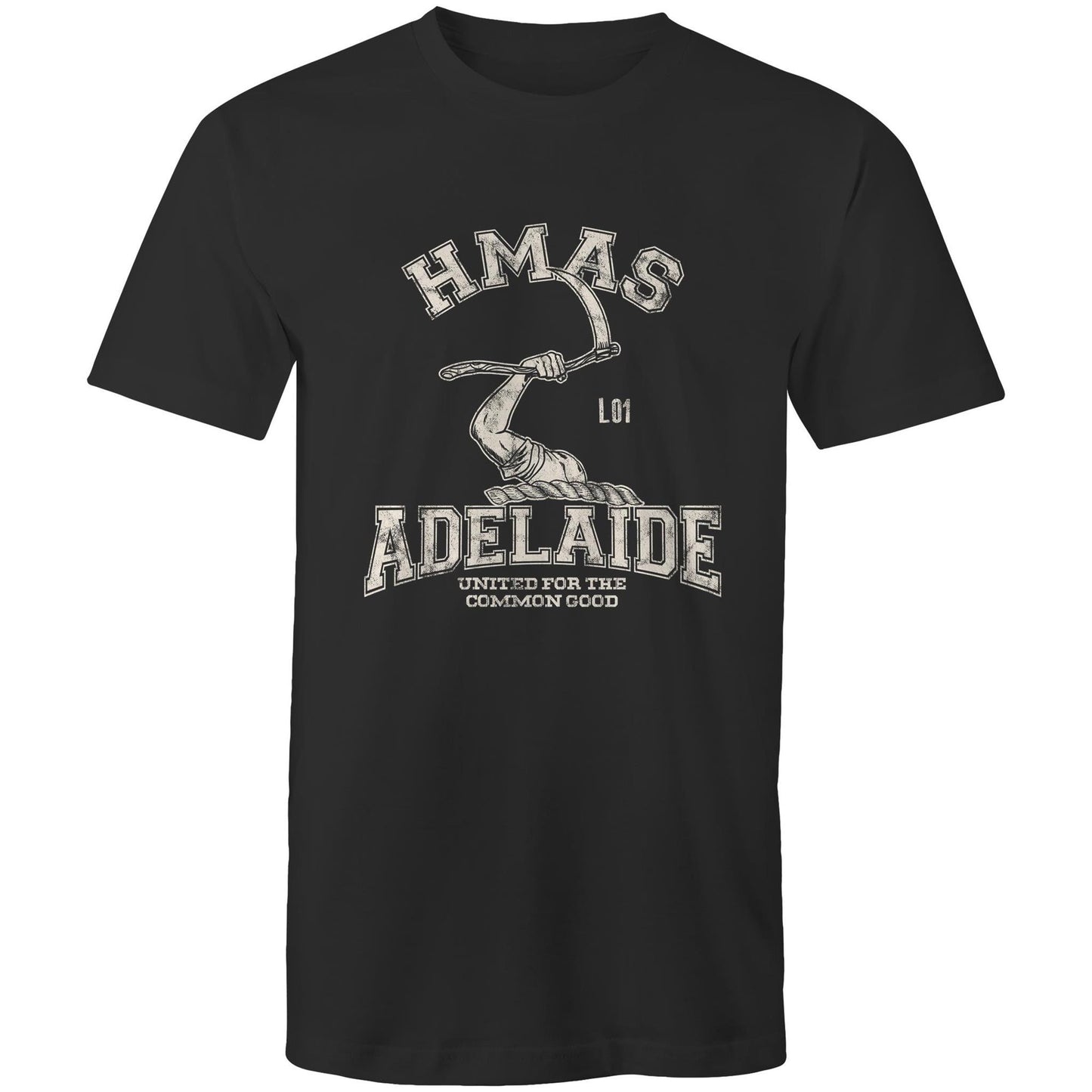 HMAS Adelaide (III) L01 Men's T-shirt (style Alpha, white)