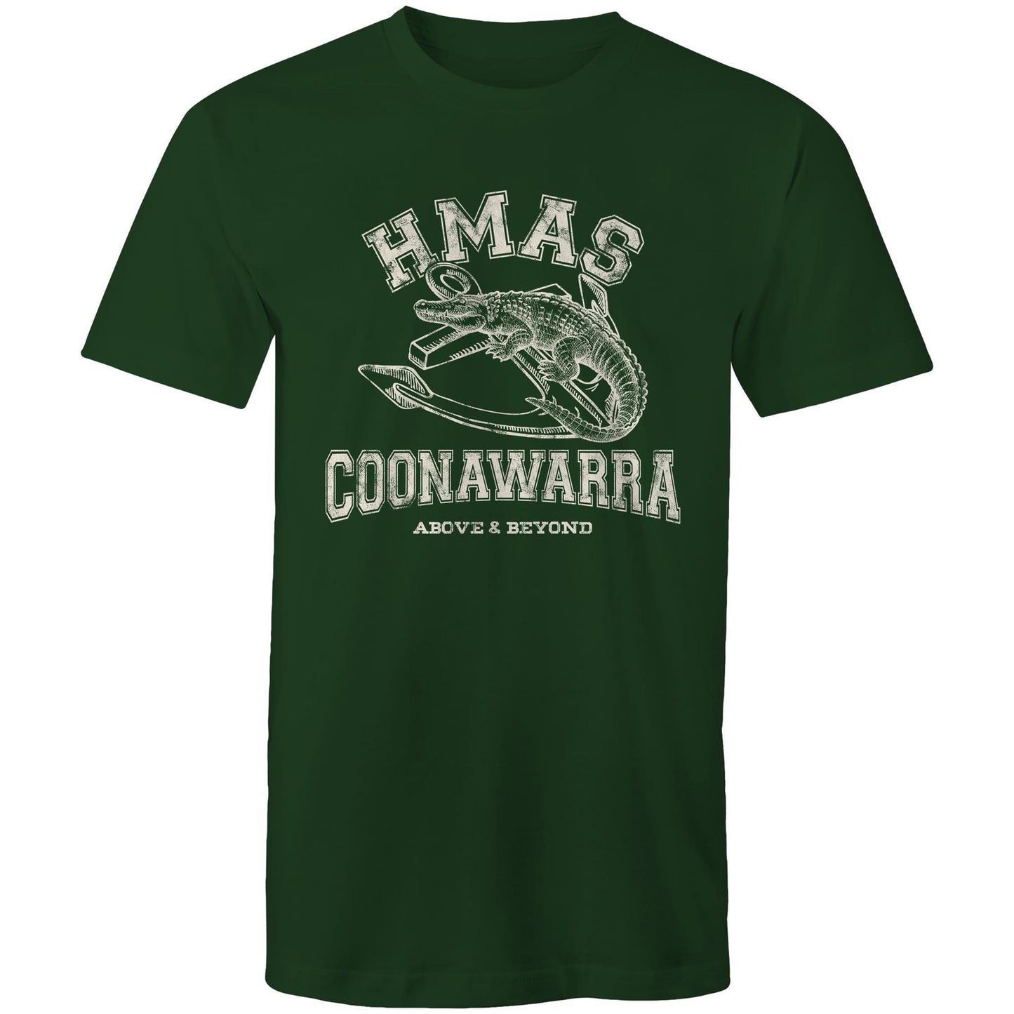 HMAS Coonawarra Men's T-shirt (style Alpha, white)