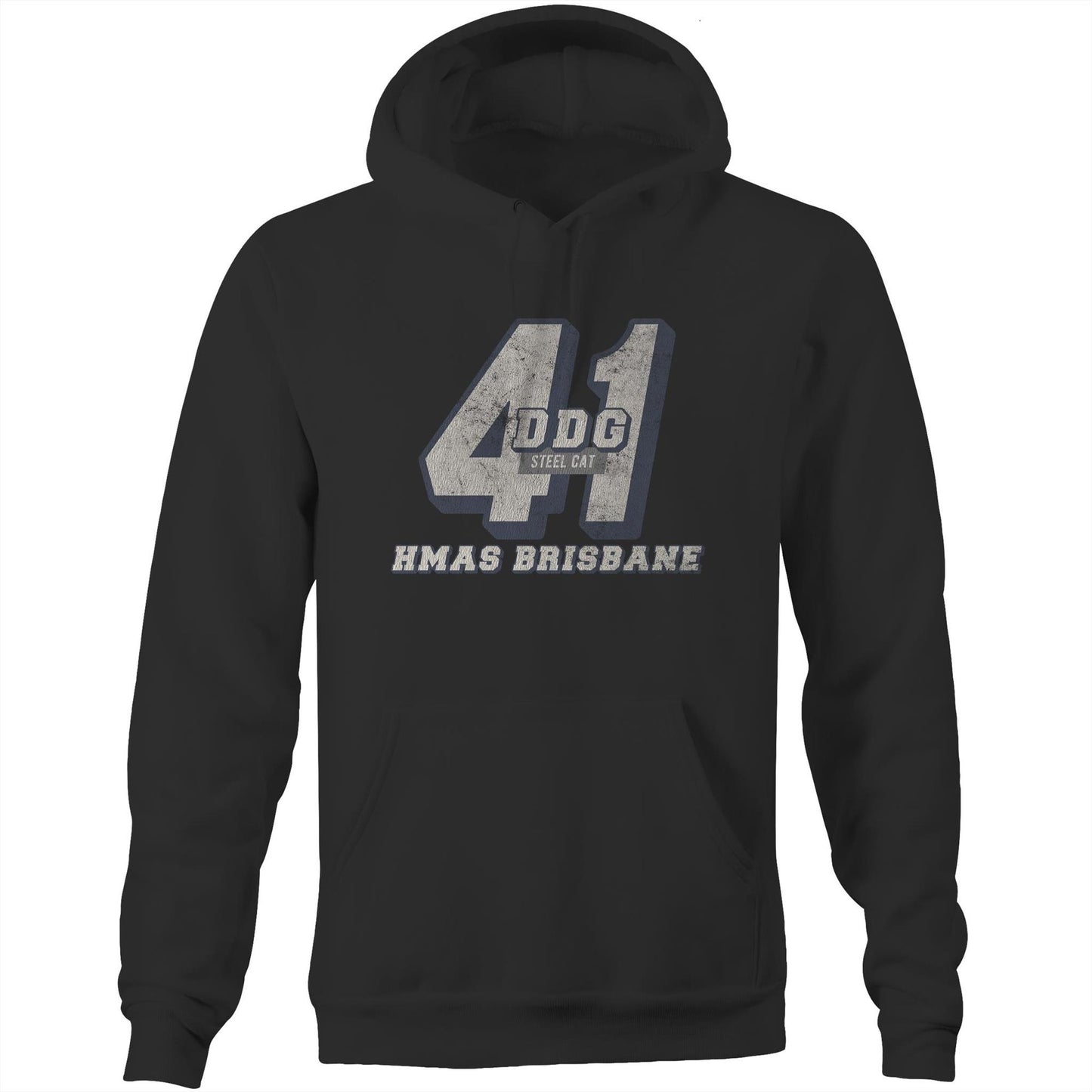 HMAS Brisbane (III) DDG41 Men's Hoodie (style Charlie)