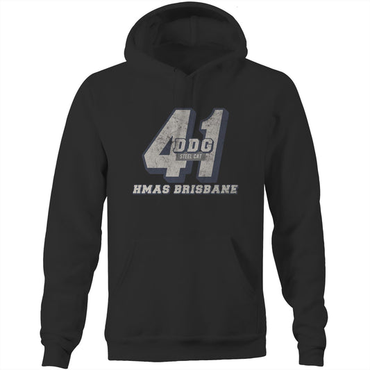 HMAS Brisbane (III) DDG41 Men's Hoodie (style Charlie)