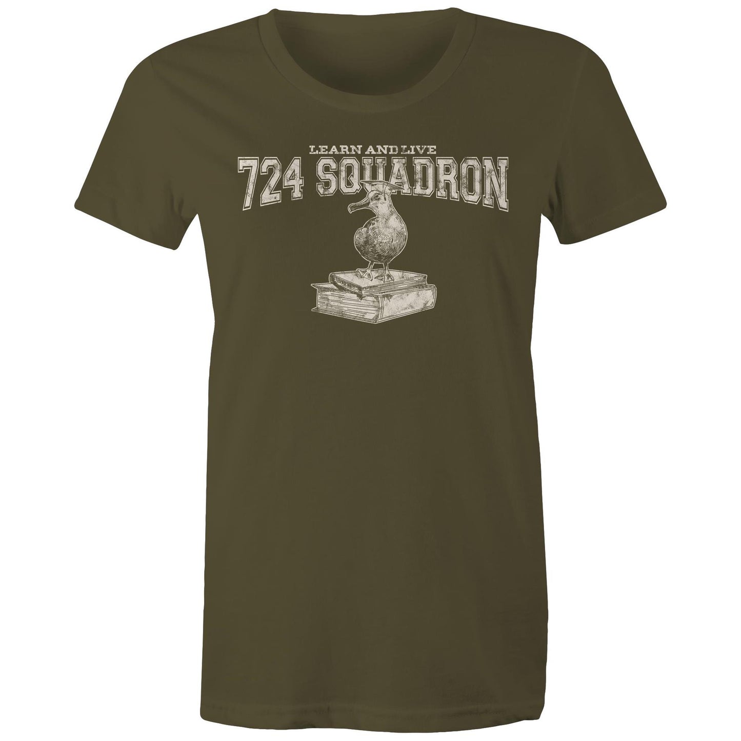 724 Squadron Women's T-shirt (style Alpha, white)