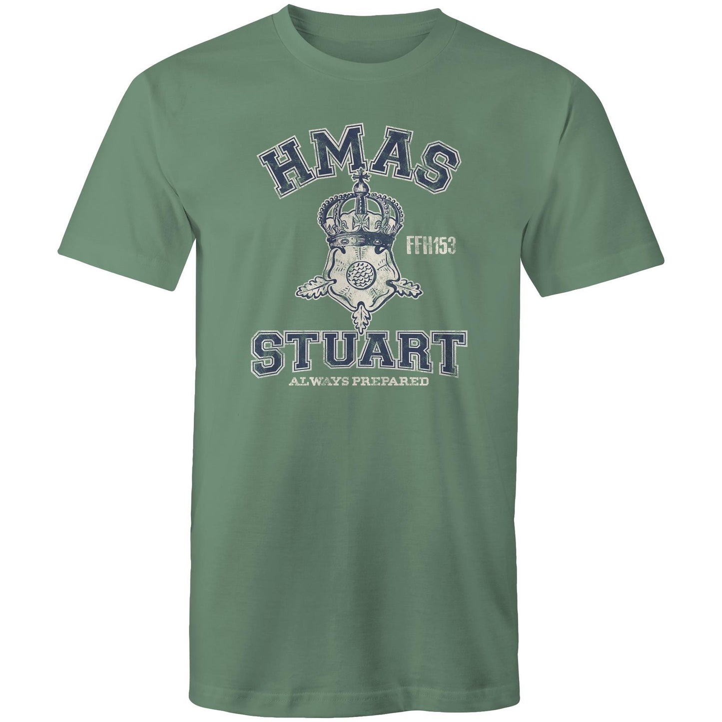 HMAS Stuart (III) FFH153 Men's T-shirt (style Alpha, blue)