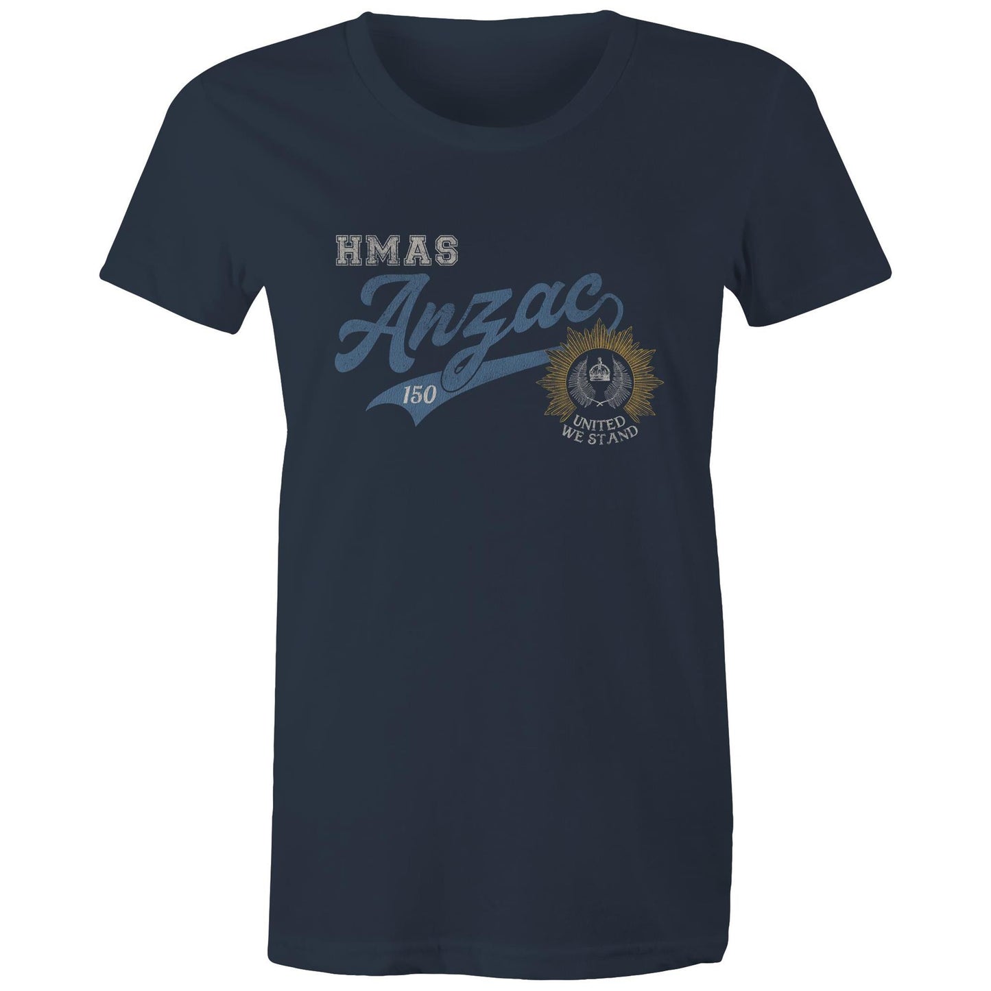 HMAS Anzac (III) FFH150 Women's T-shirt (style Bravo)