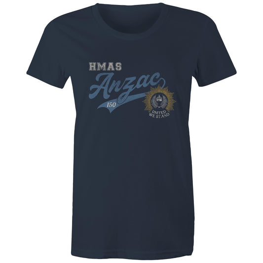 HMAS Anzac (III) FFH150 Women's T-shirt (style Bravo)