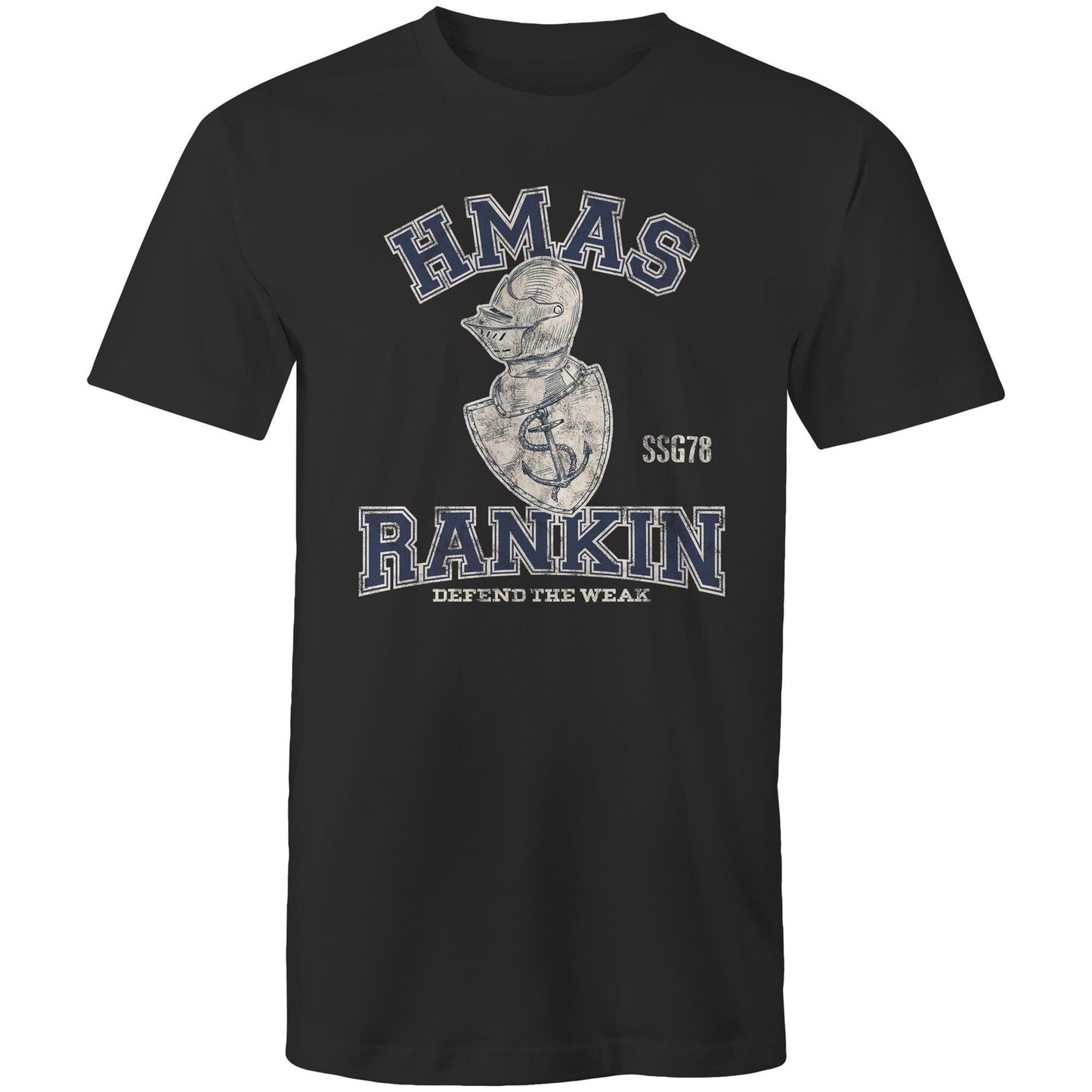 HMAS Rankin SSG78 Men's T-shirt (style Alpha, blue)