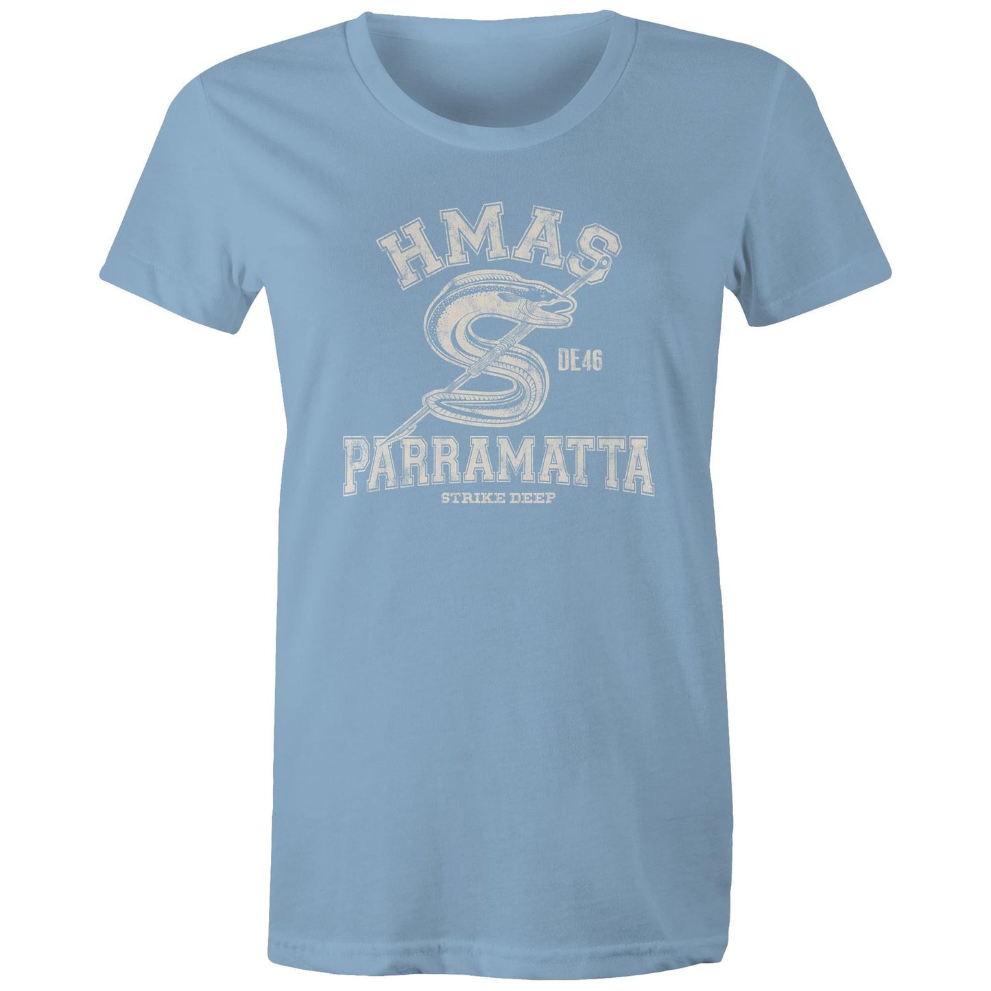 HMAS Parramatta (III) DE46 Women's T-shirt (style Alpha, white)