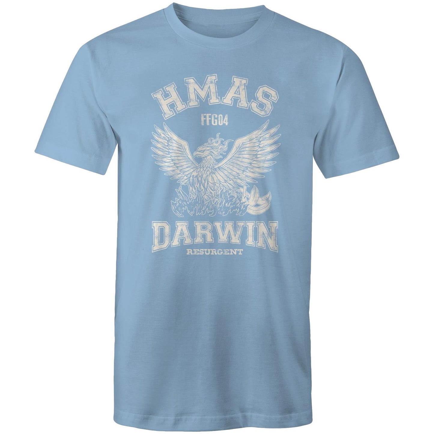HMAS Darwin FFG04 Men's T-shirt (style Alpha, white)