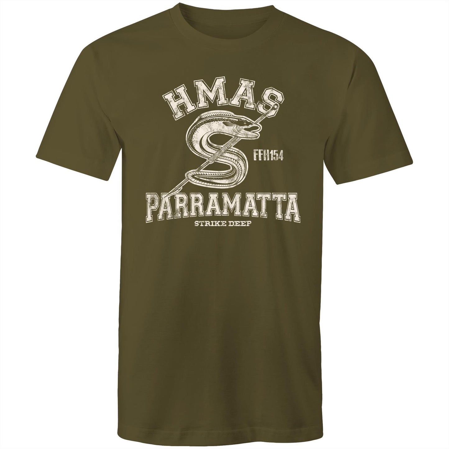 HMAS Parramatta (IV) FFH154 Men's T-shirt (style Alpha, white)