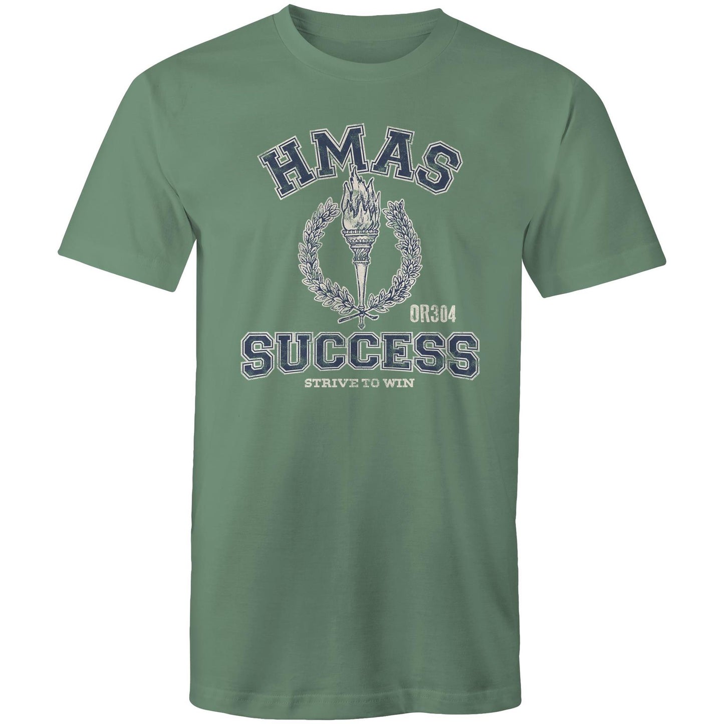 HMAS Success (II) OR304 Men's T-shirt (style Alpha, blue)