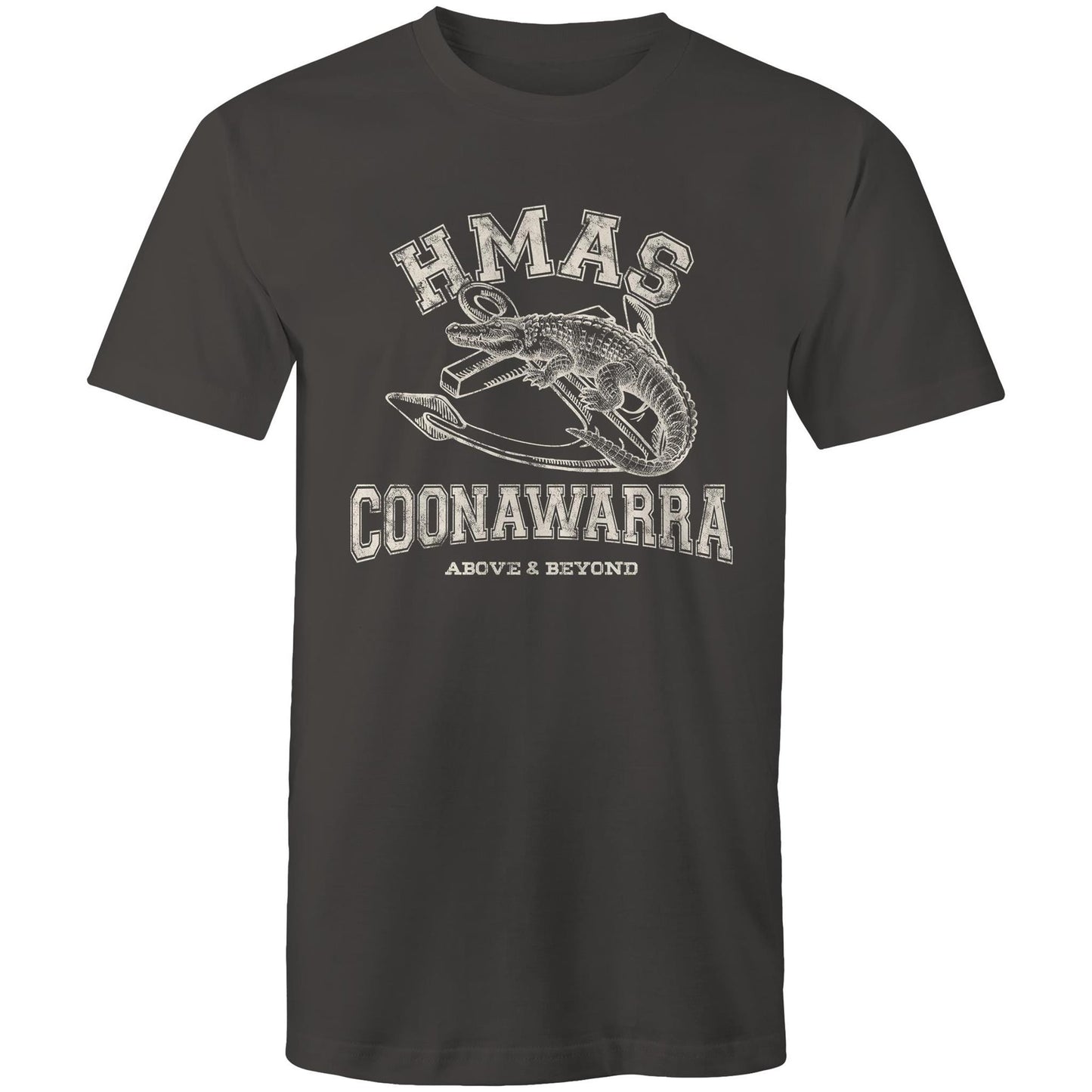HMAS Coonawarra Men's T-shirt (style Alpha, white)