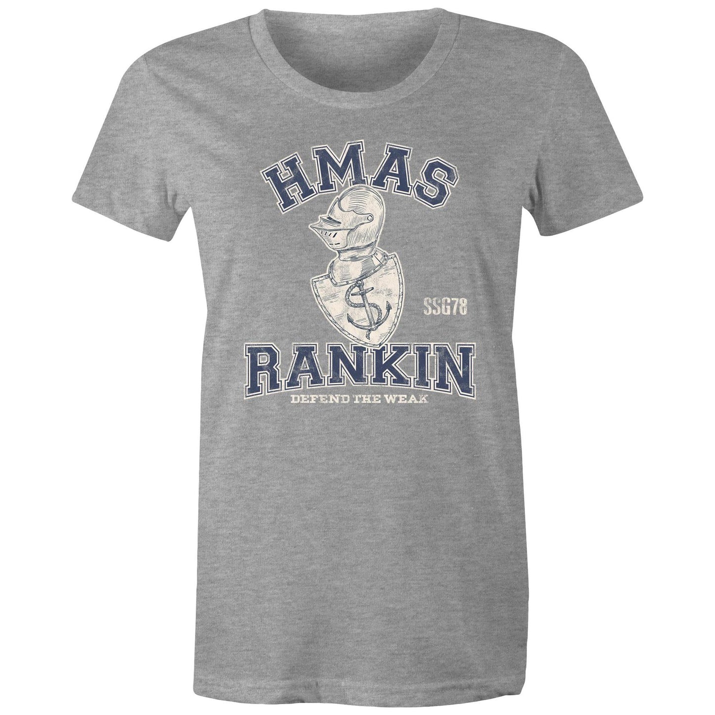 HMAS Rankin SSG78 Women's T-shirt (style Alpha, blue)