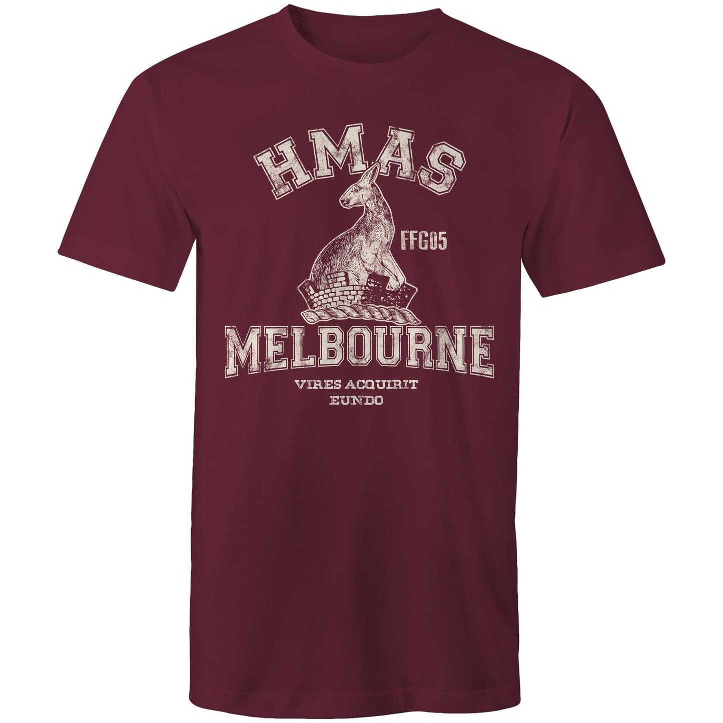 HMAS Melbourne (III) FFG05 Men's T-shirt (style Alpha, white)