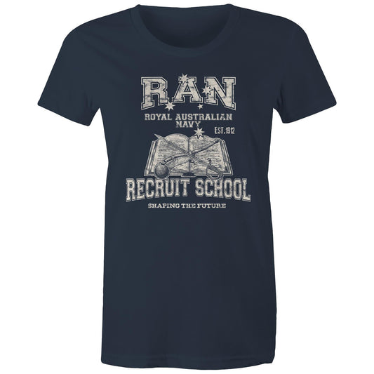 RAN Recruit School Women's T-shirt (style Alpha, white)
