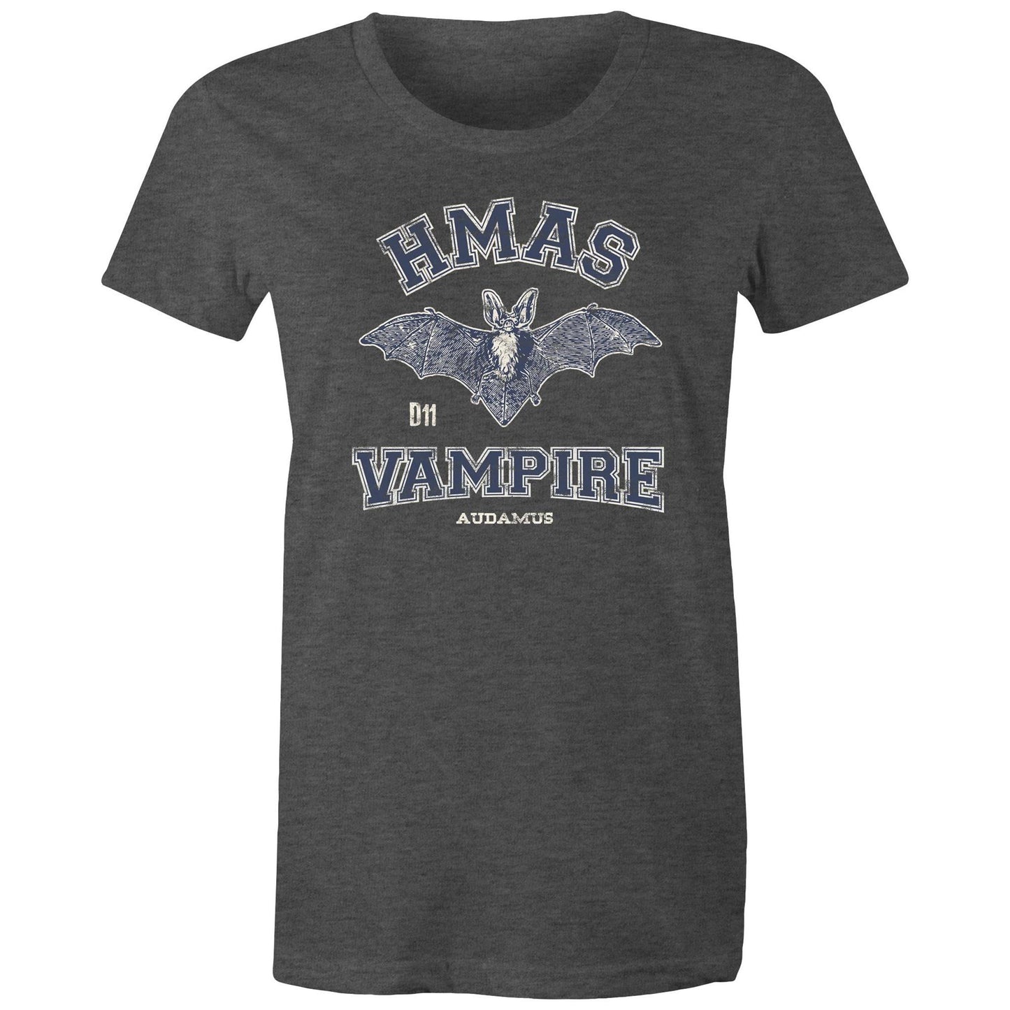 HMAS Vampire D11 Women's T-shirt (style Alpha, blue)