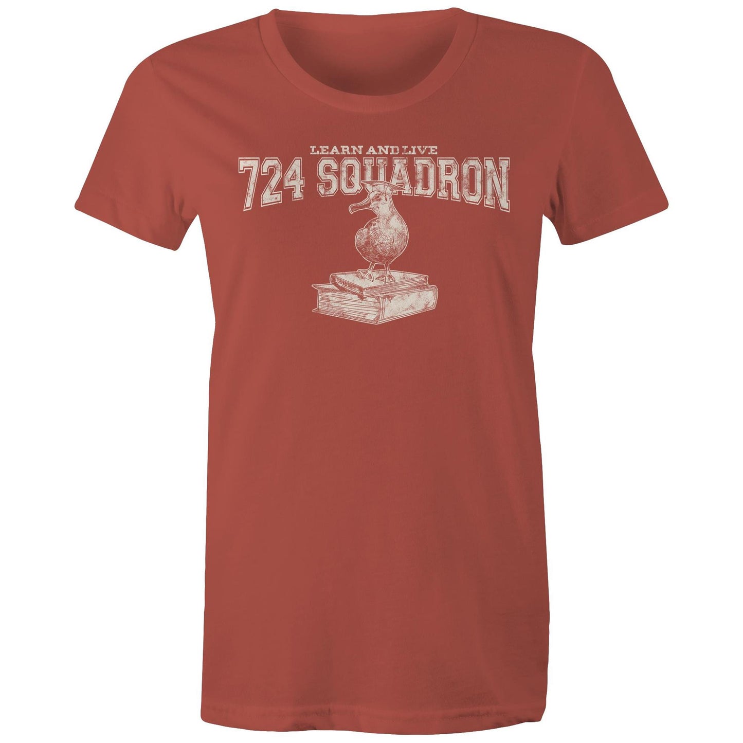 724 Squadron Women's T-shirt (style Alpha, white)