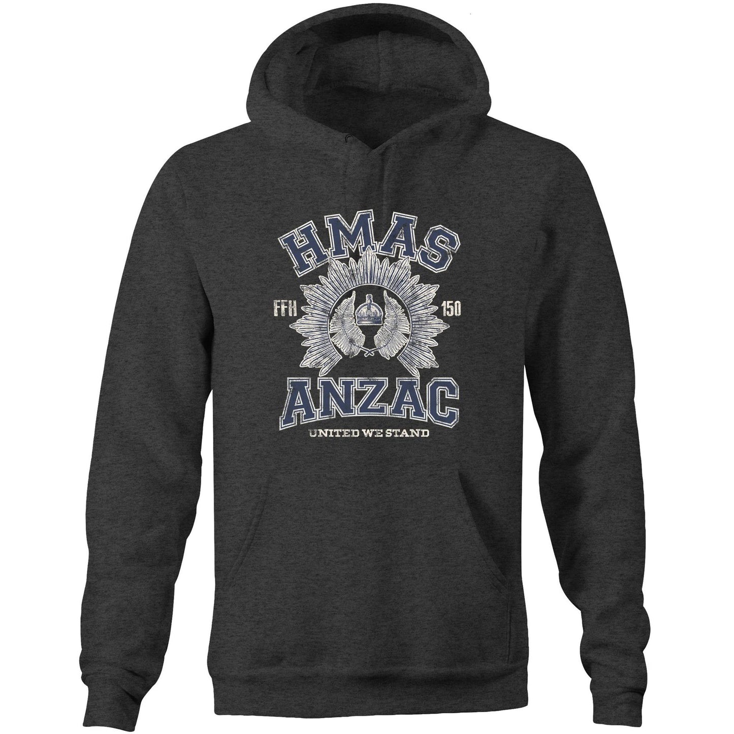 HMAS Anzac (III) FFH150 Men's Hoodie (style Alpha)