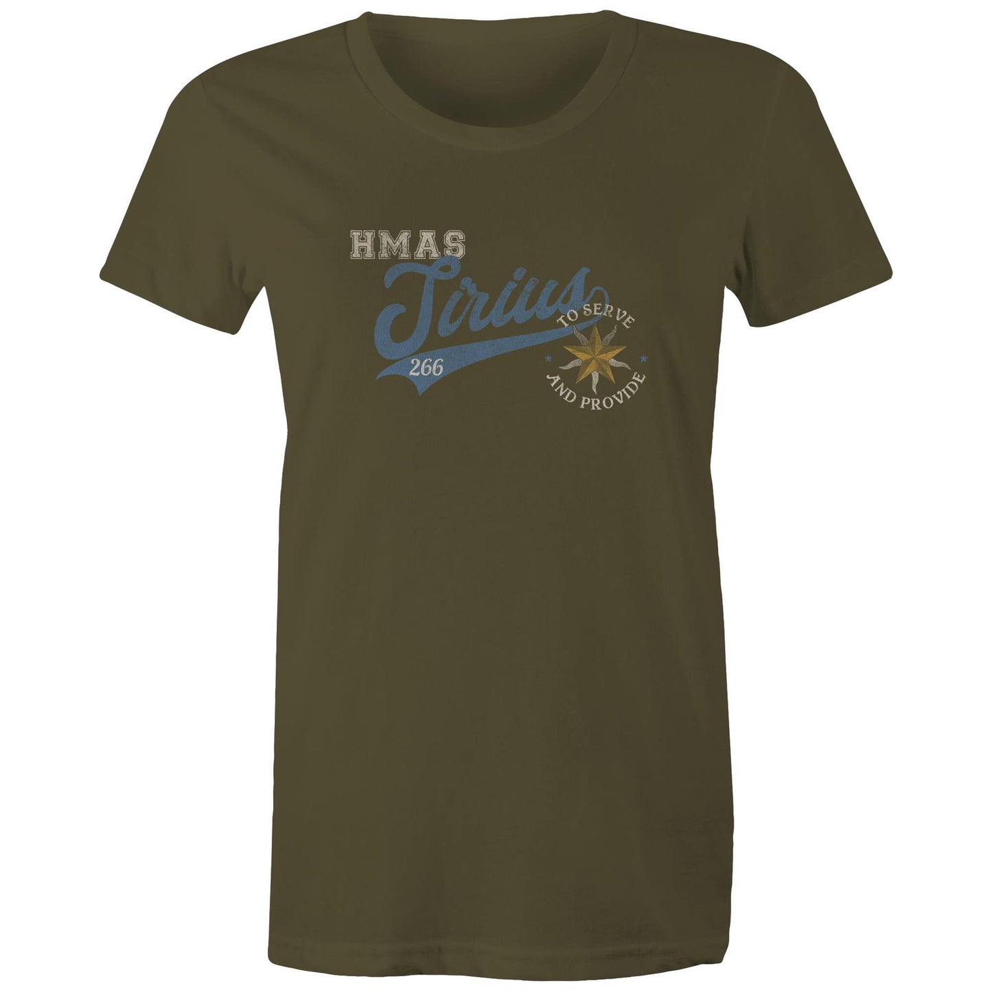 HMAS Sirius O266 Women's T-shirt (style Bravo)