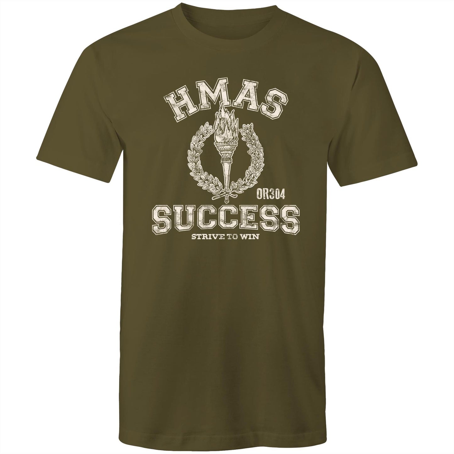 HMAS Success (II) OR304 Men's T-shirt (style Alpha, white)