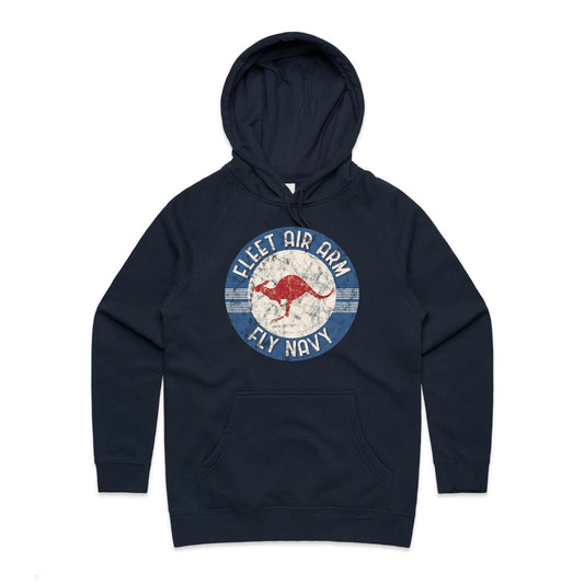 Fleet Air Arm Fly Navy Women's Hoodie
