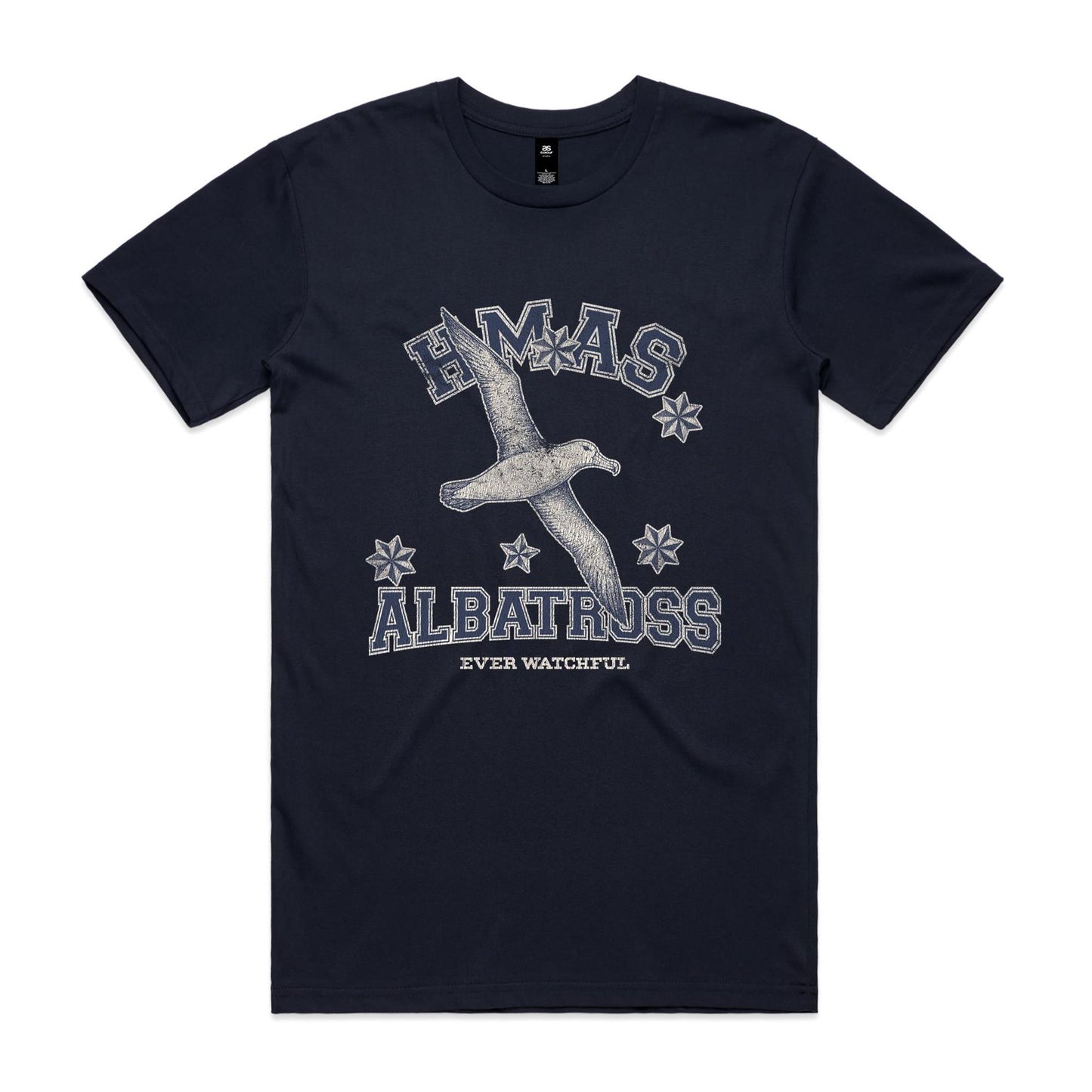HMAS Albatross Men's T-shirt (style Alpha, blue)