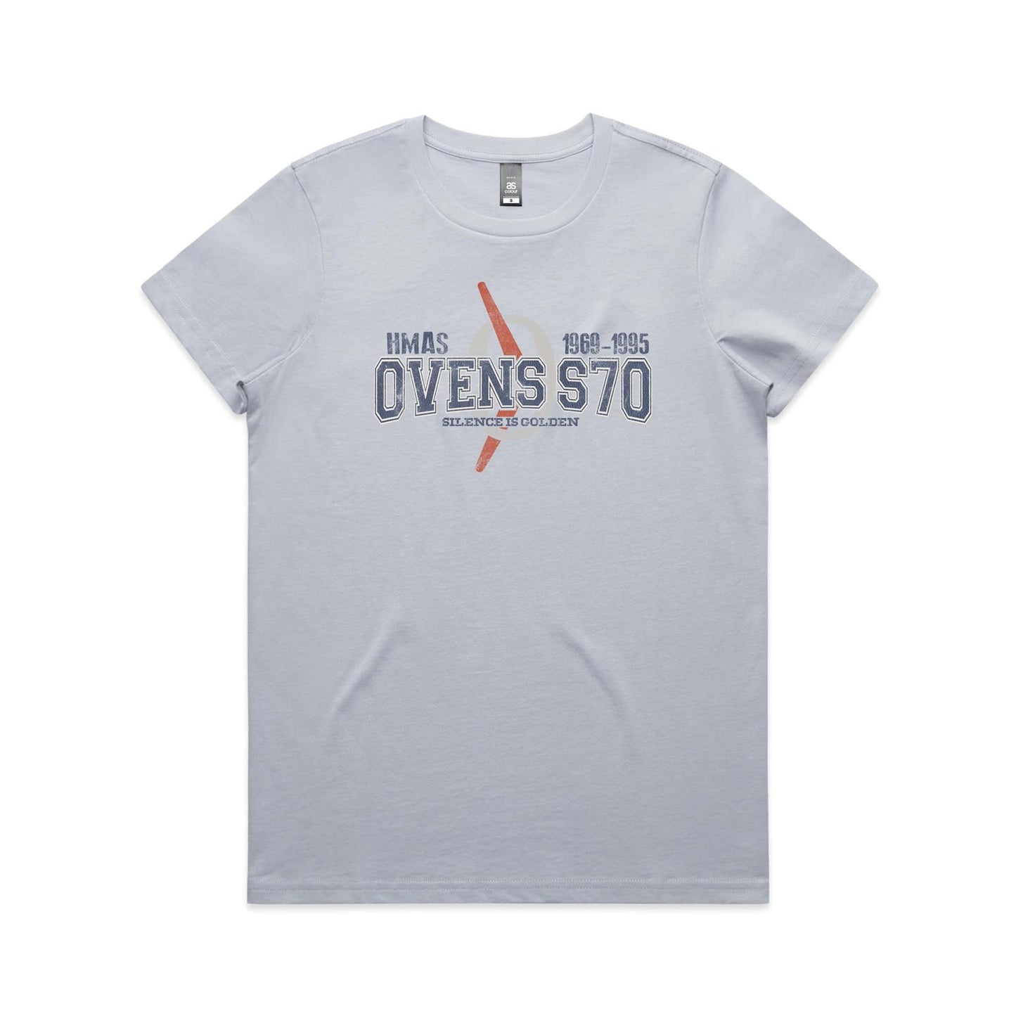 HMAS Ovens S70 Women's T-shirt (style Oscar Bravo)