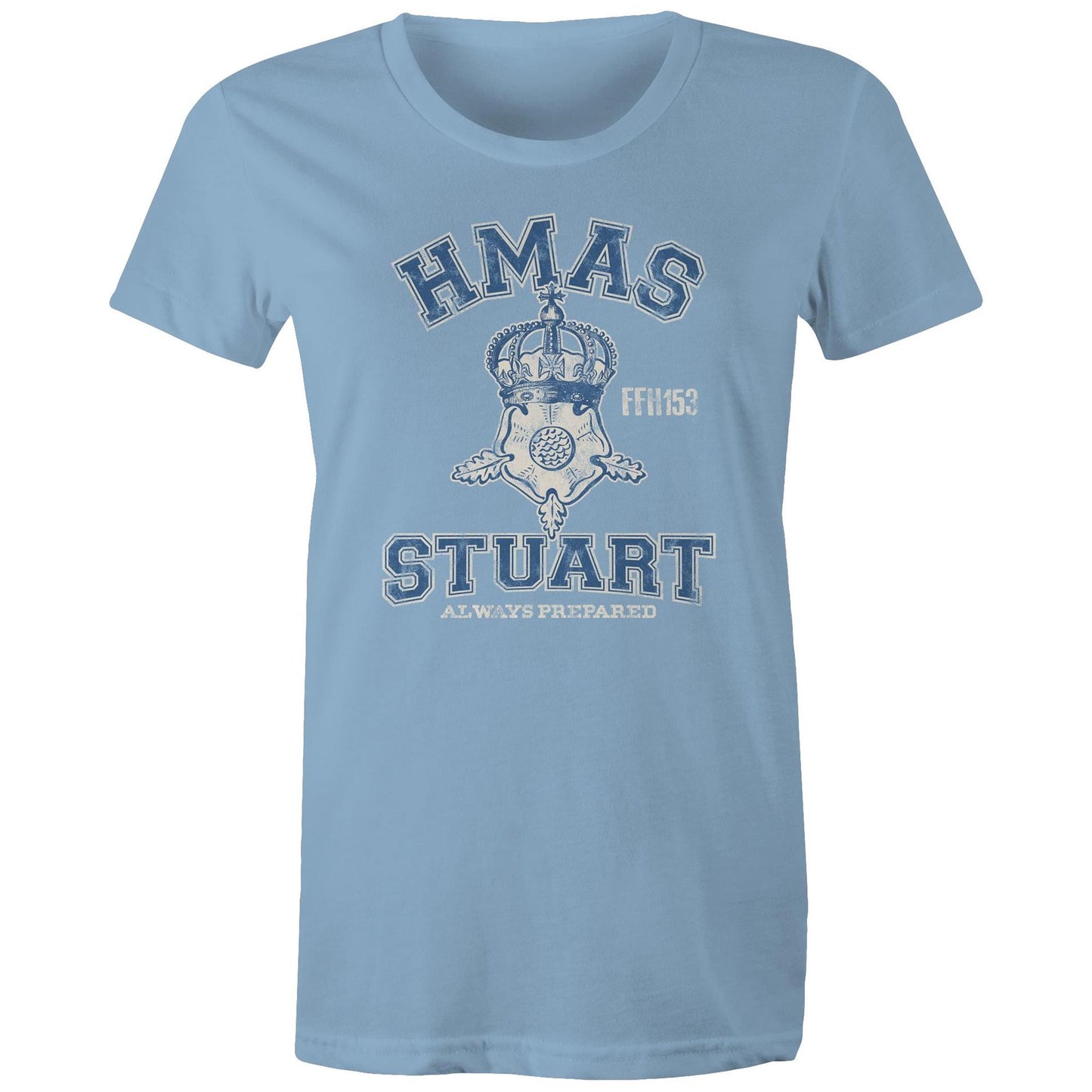 HMAS Stuart (III) FFH153 Women's T-shirt (style Alpha, colour)