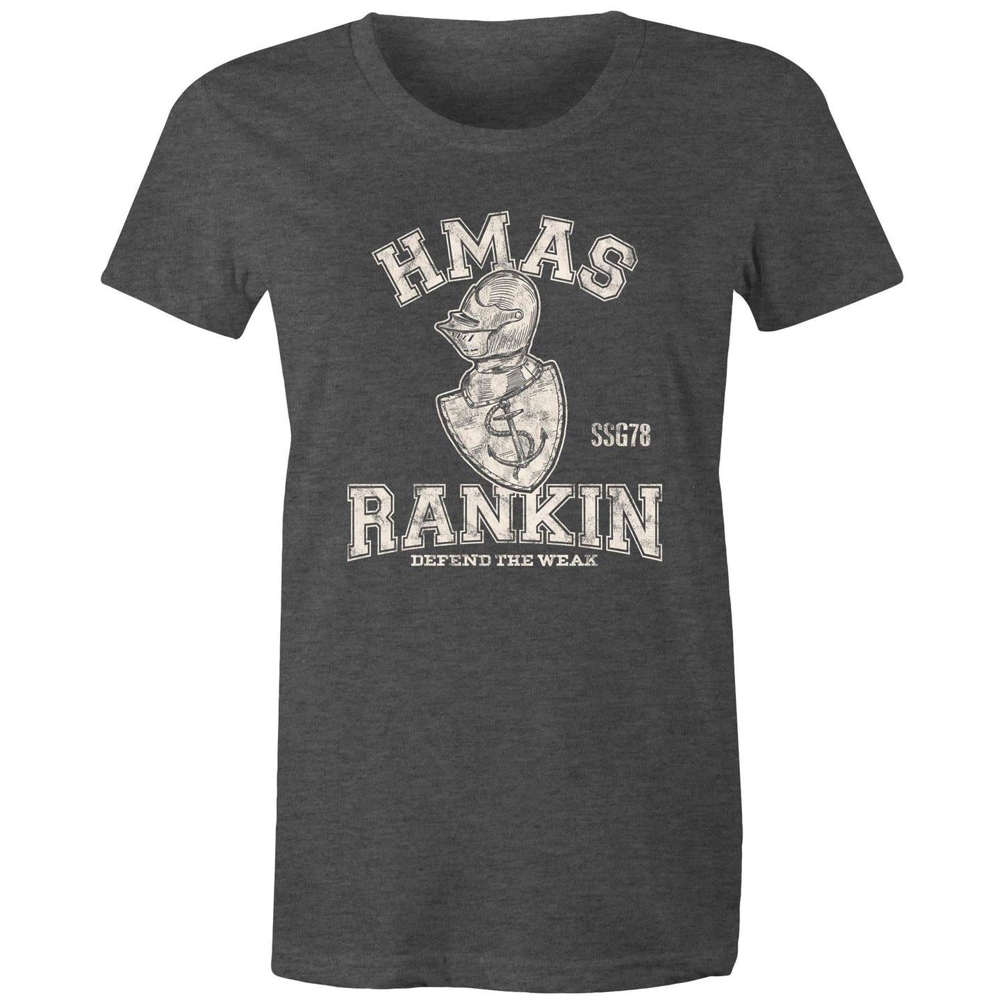 HMAS Rankin SSG78 Women's T-shirt (style Alpha, white)