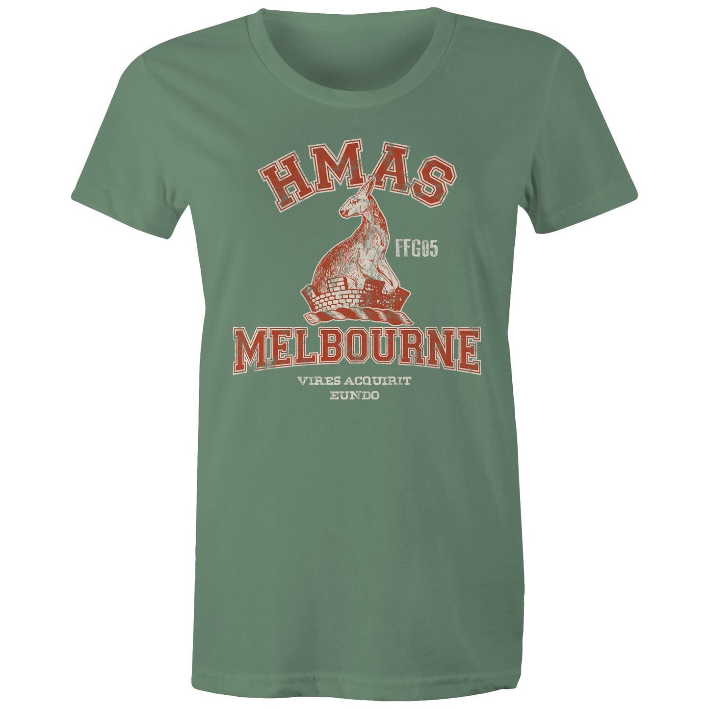 HMAS Melbourne (III) FFG05 Women's T-shirt (style Alpha, colour)