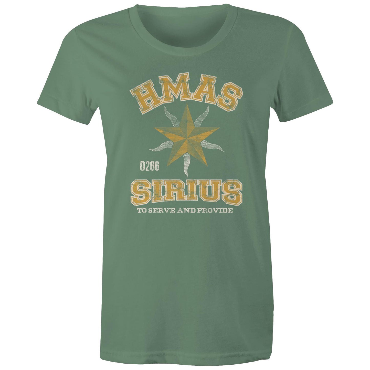 HMAS Sirius O266 Women's T-shirt (style Alpha, colour)