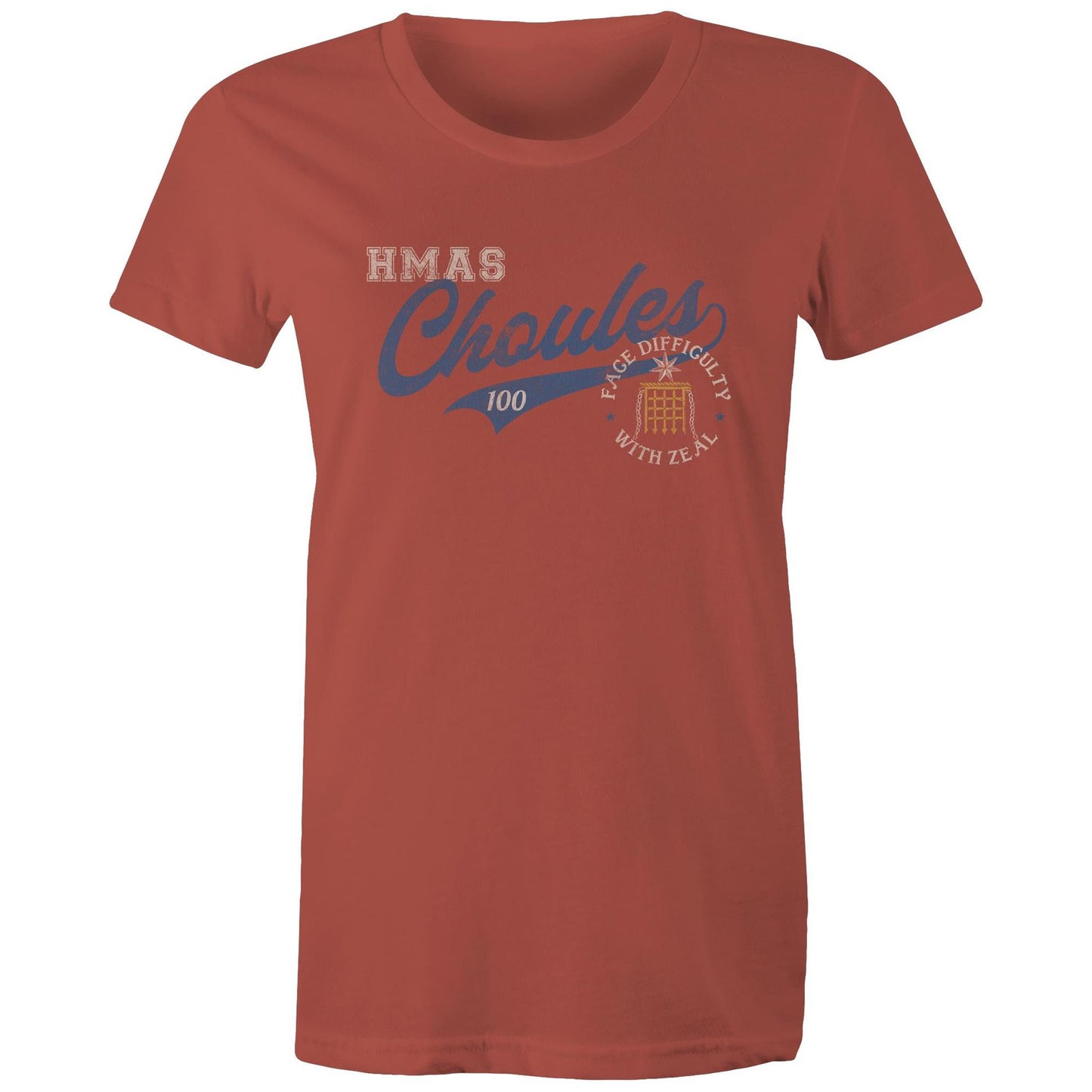 HMAS Choules L100 Women's T-shirt (style Bravo)