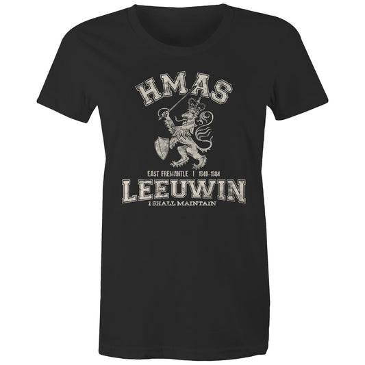 HMAS Leeuwin Women's T-shirt (style Alpha, white)