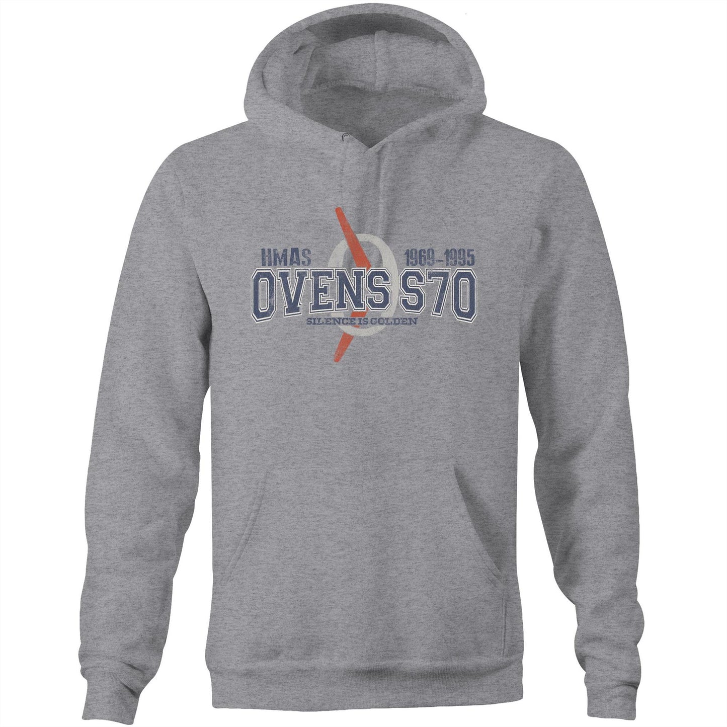 HMAS Ovens S70 Men's Hoodie (style Oscar Bravo)