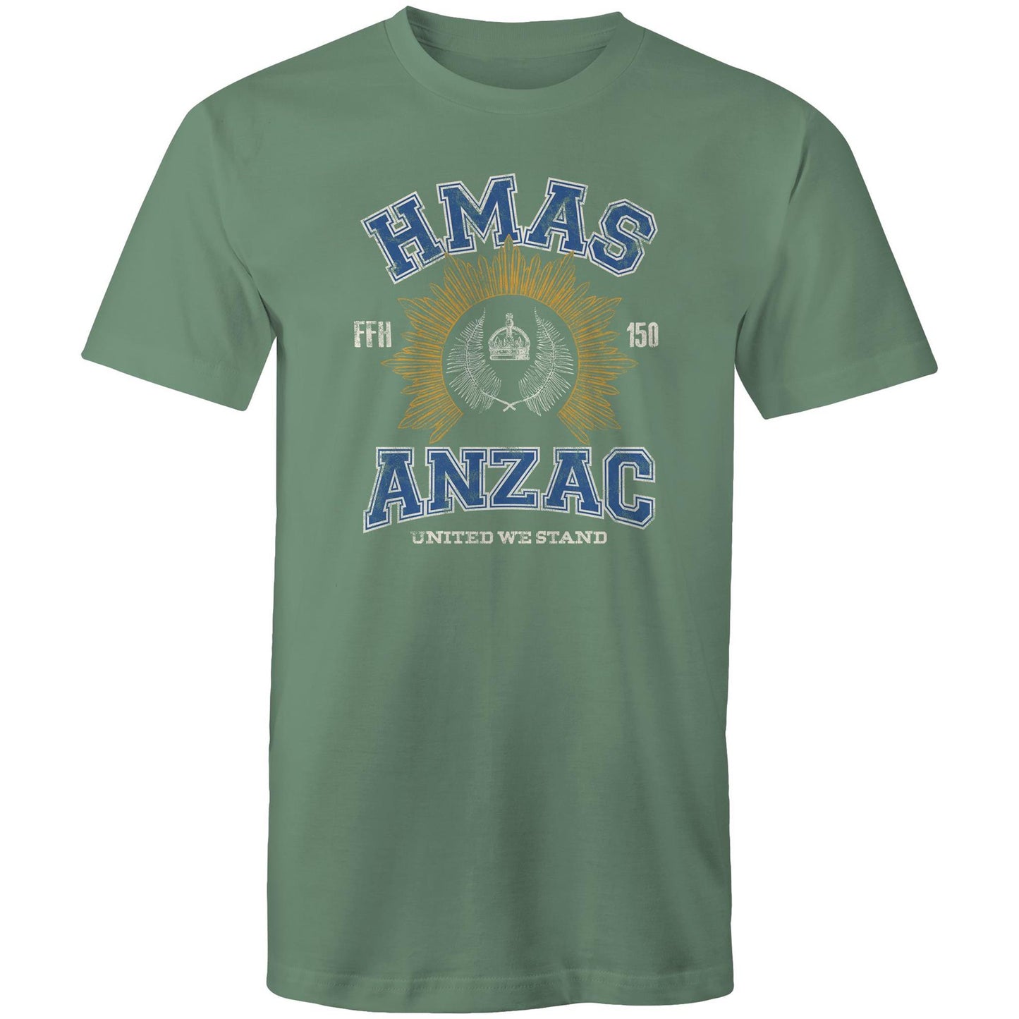 HMAS Anzac (III) FFH150 Men's T-shirt (style Alpha, colour)