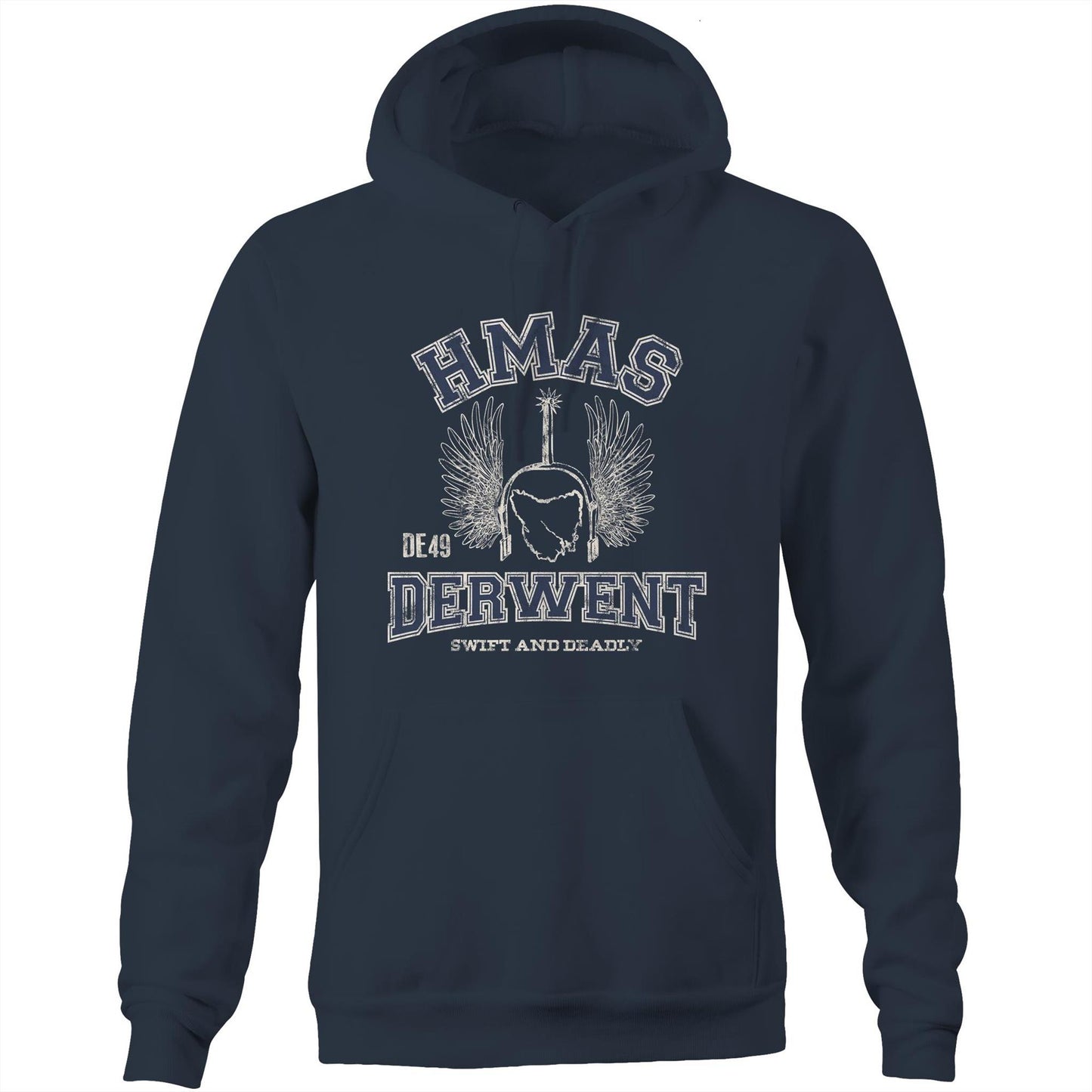HMAS Derwent DE49 Men's Hoodie (style Alpha)