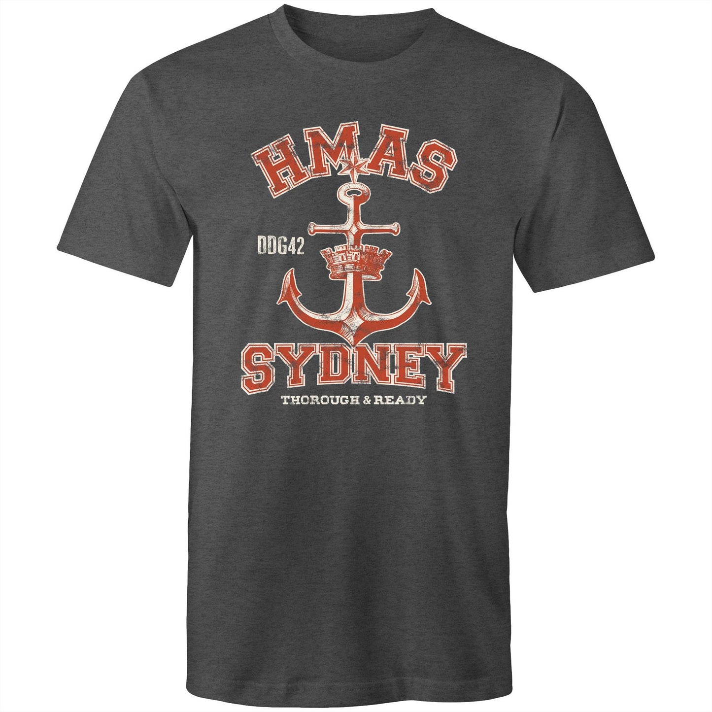 HMAS Sydney (V) DDG42 Men's T-shirt (style Alpha, colour)