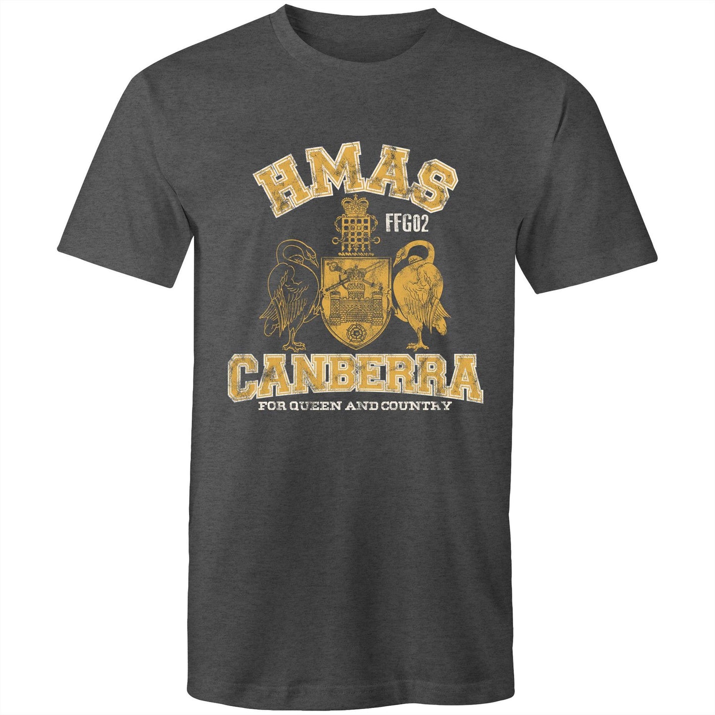 HMAS Canberra (II) FFG02 Men's T-shirt (style Alpha, colour)