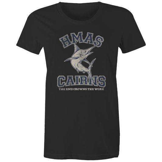 HMAS Cairns Women's T-shirt (style Alpha, blue)