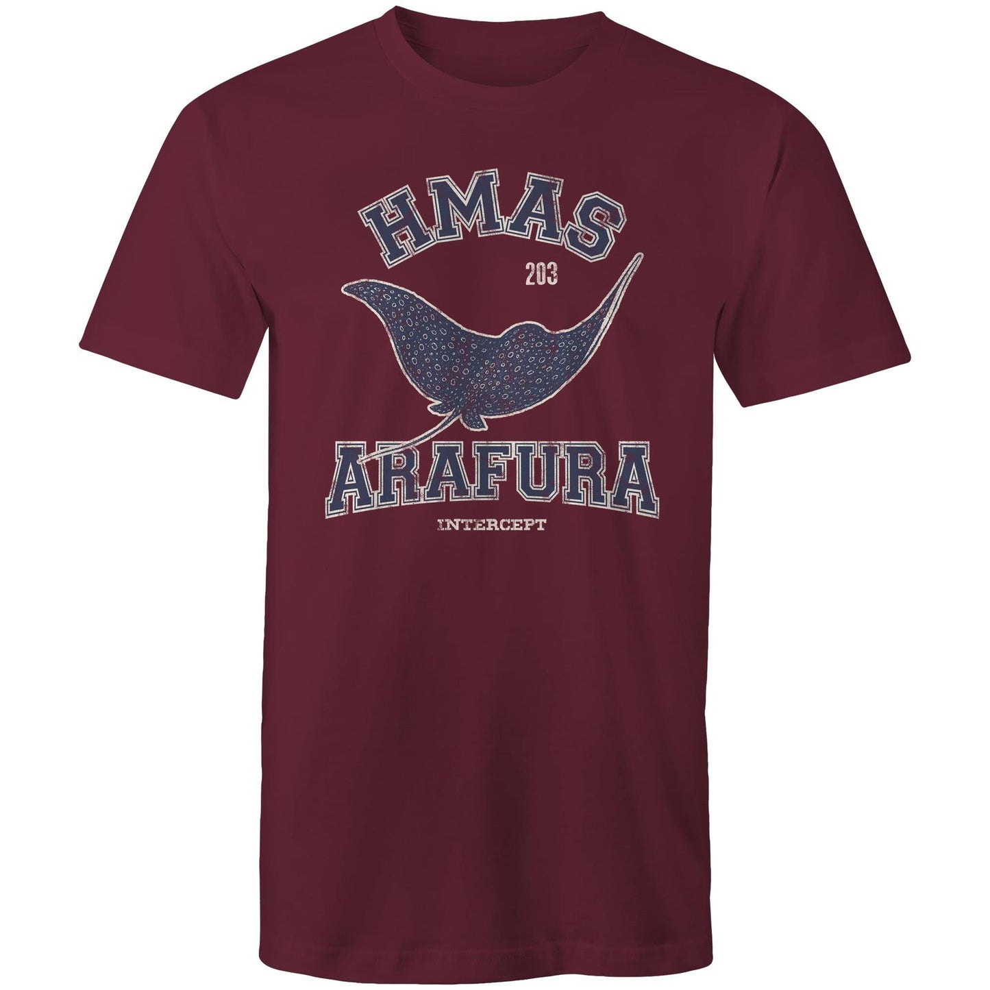 HMAS Arafura OPV203 Men's T-shirt (style Alpha, blue)
