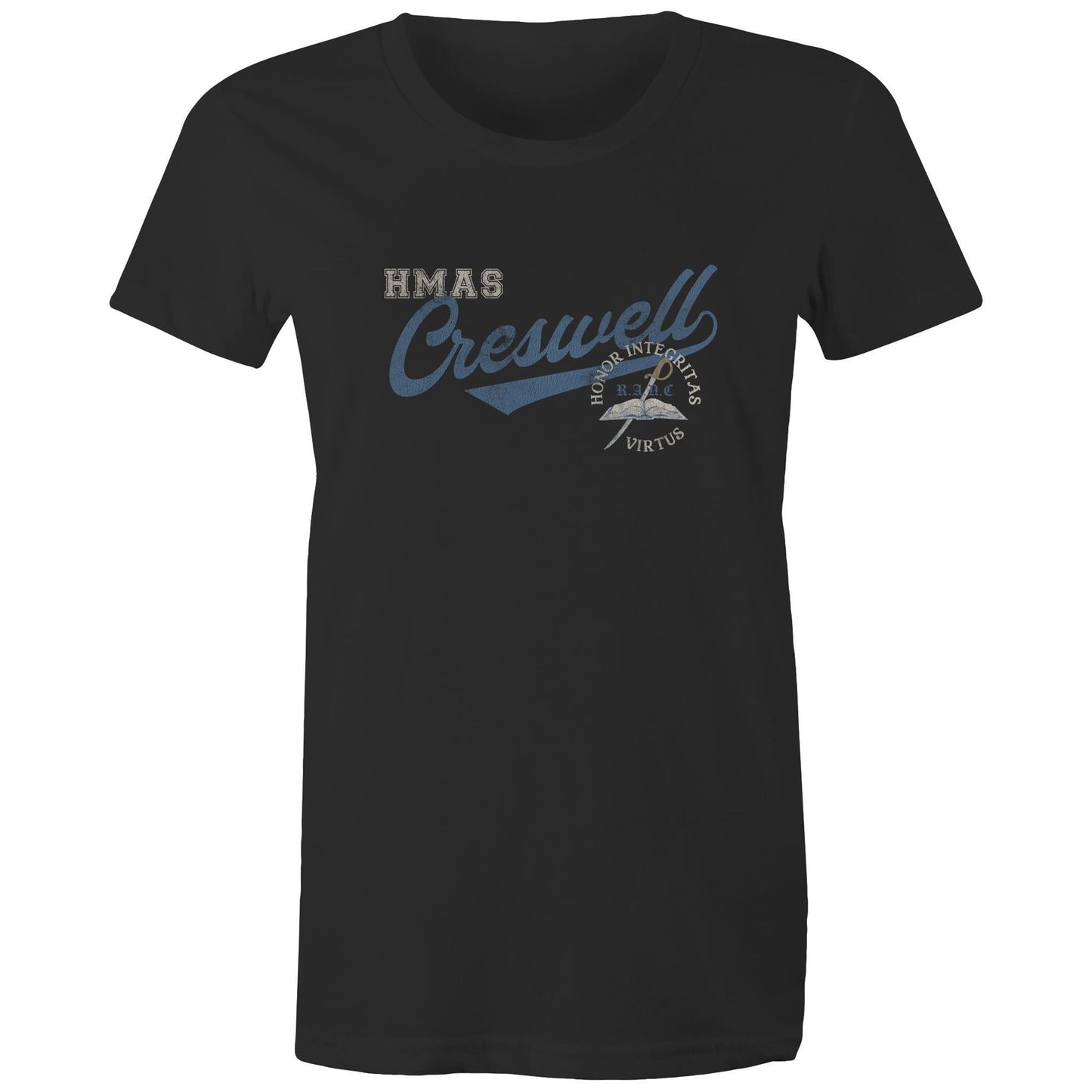 HMAS Creswell Women's T-shirt (style Bravo)