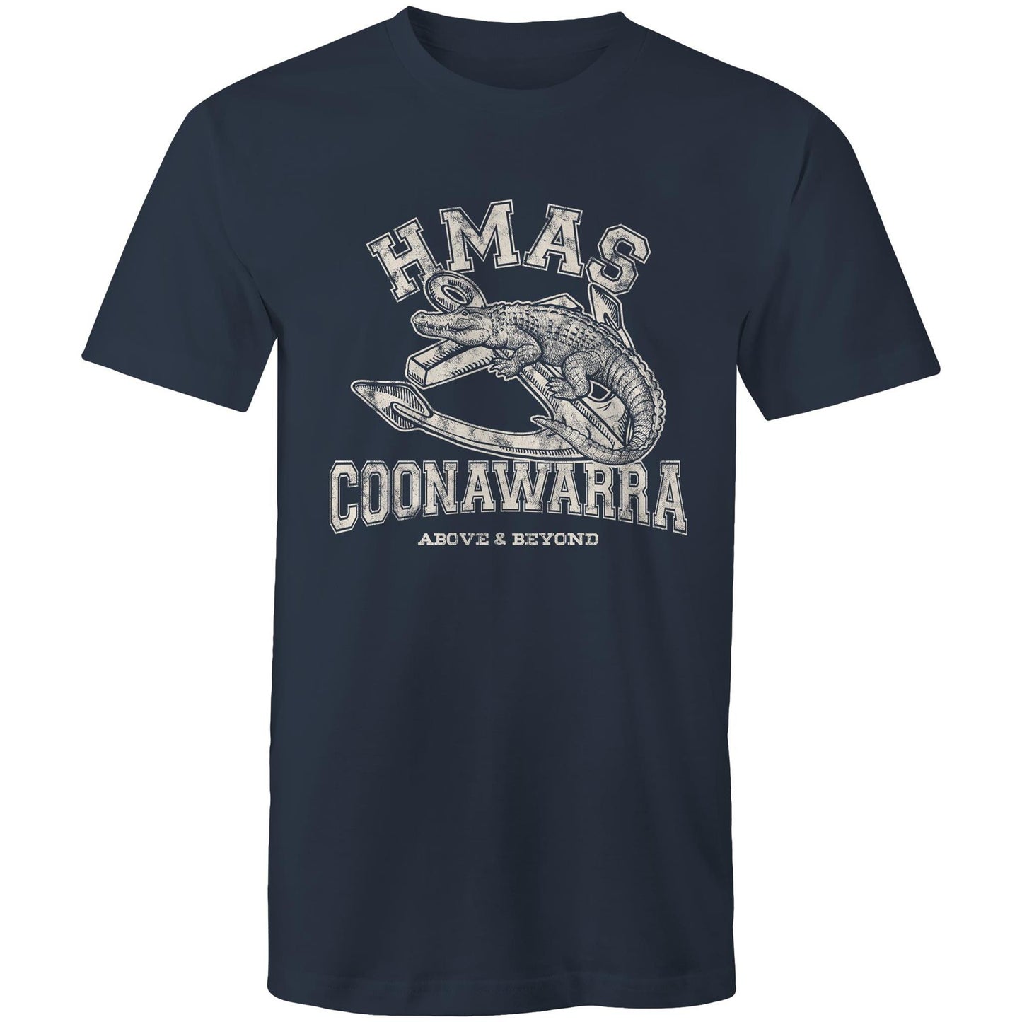 HMAS Coonawarra Men's T-shirt (style Alpha, white)