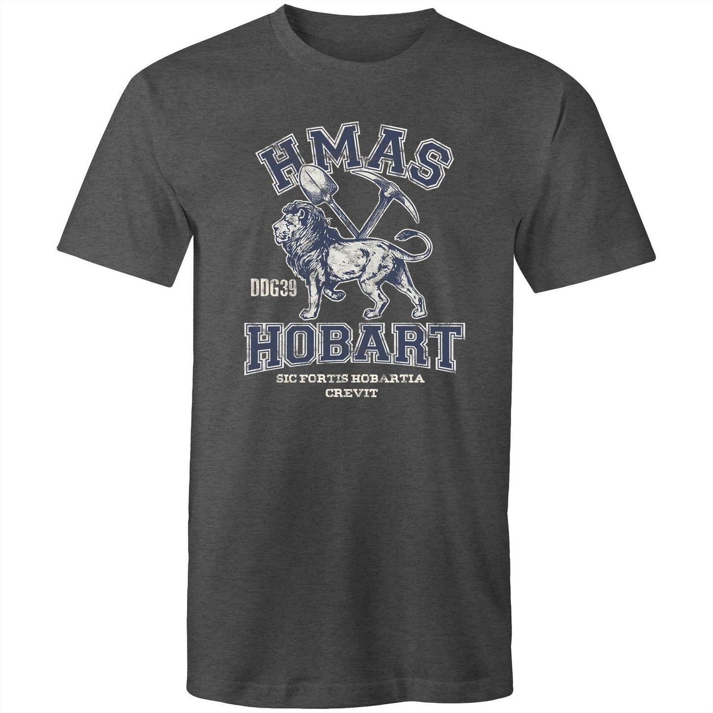 HMAS Hobart (II) DDG30 Men's T-shirt (style Alpha, blue)