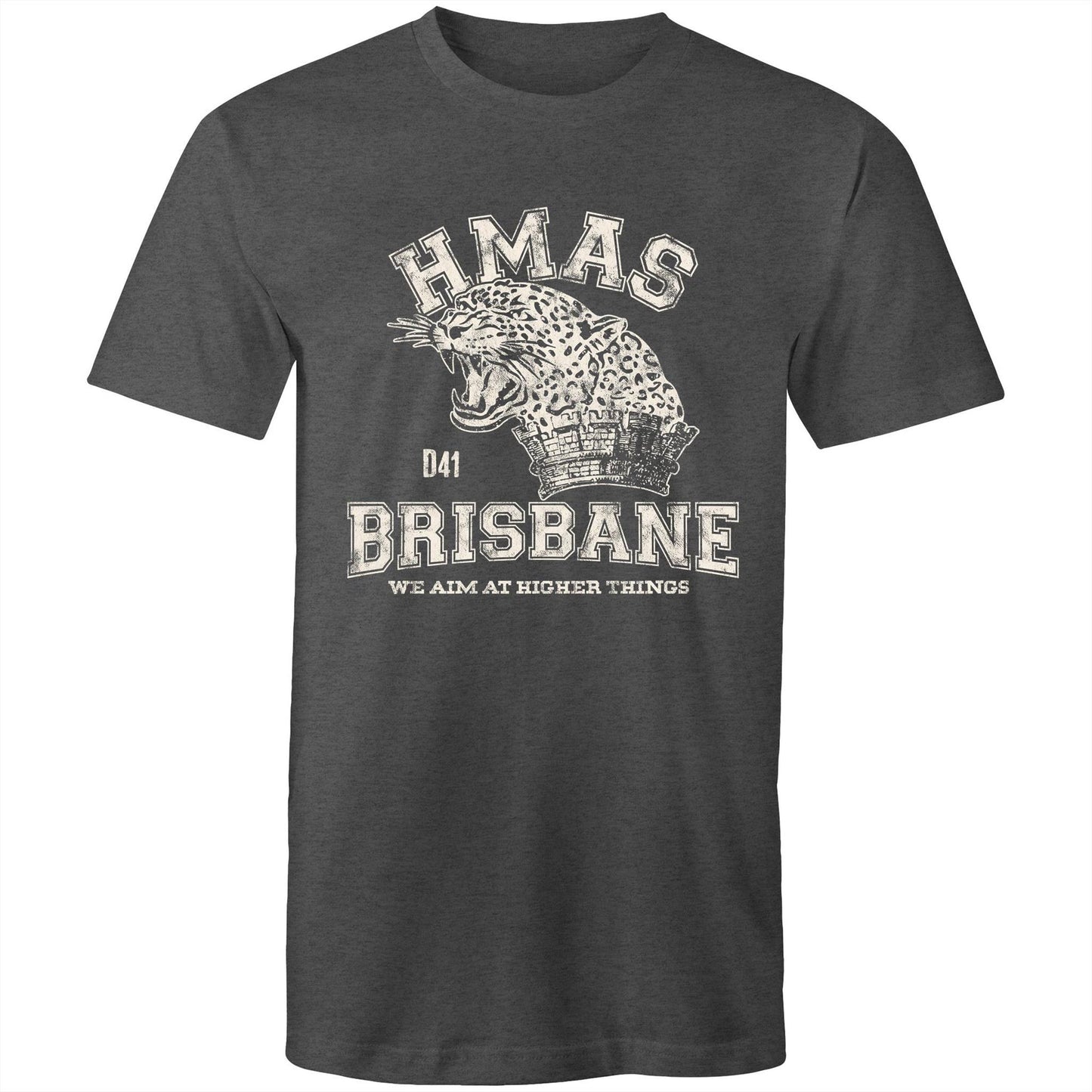 HMAS Brisbane (II) D41 Men's T-shirt (style Alpha, white)