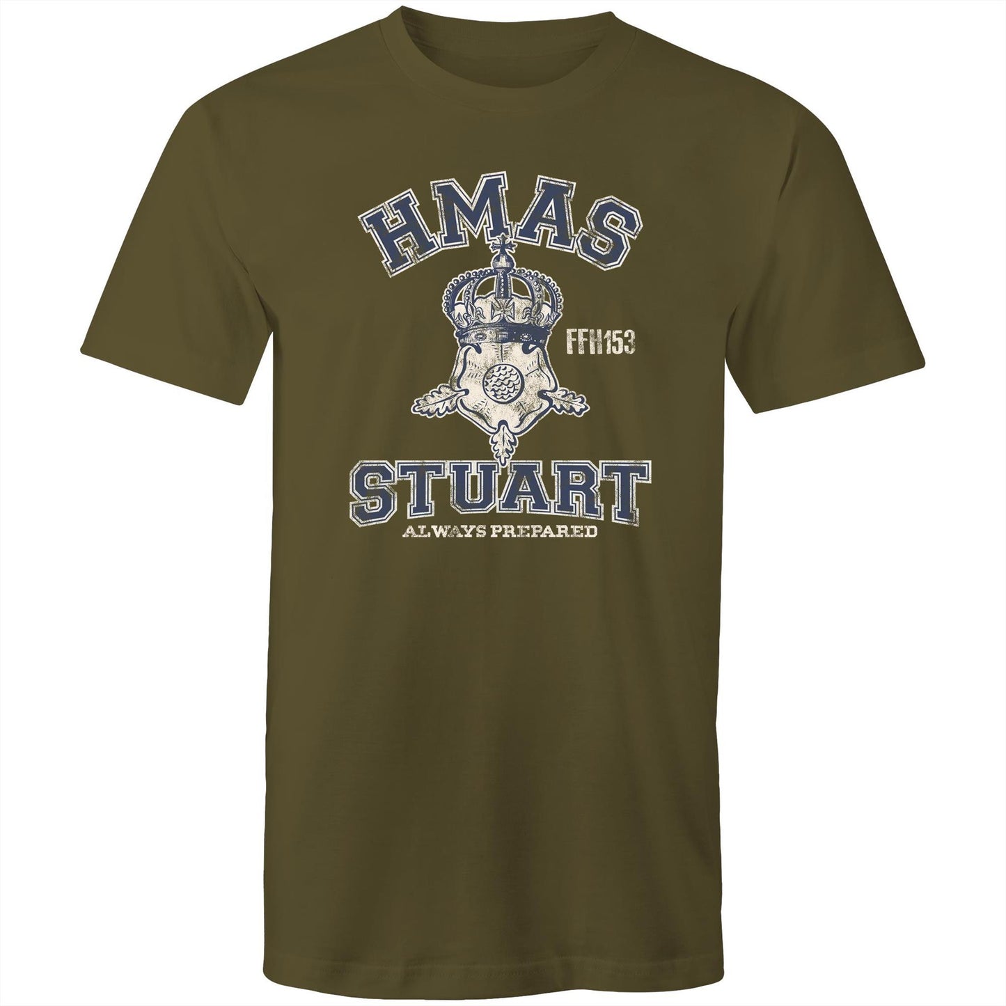HMAS Stuart (III) FFH153 Men's T-shirt (style Alpha, blue)