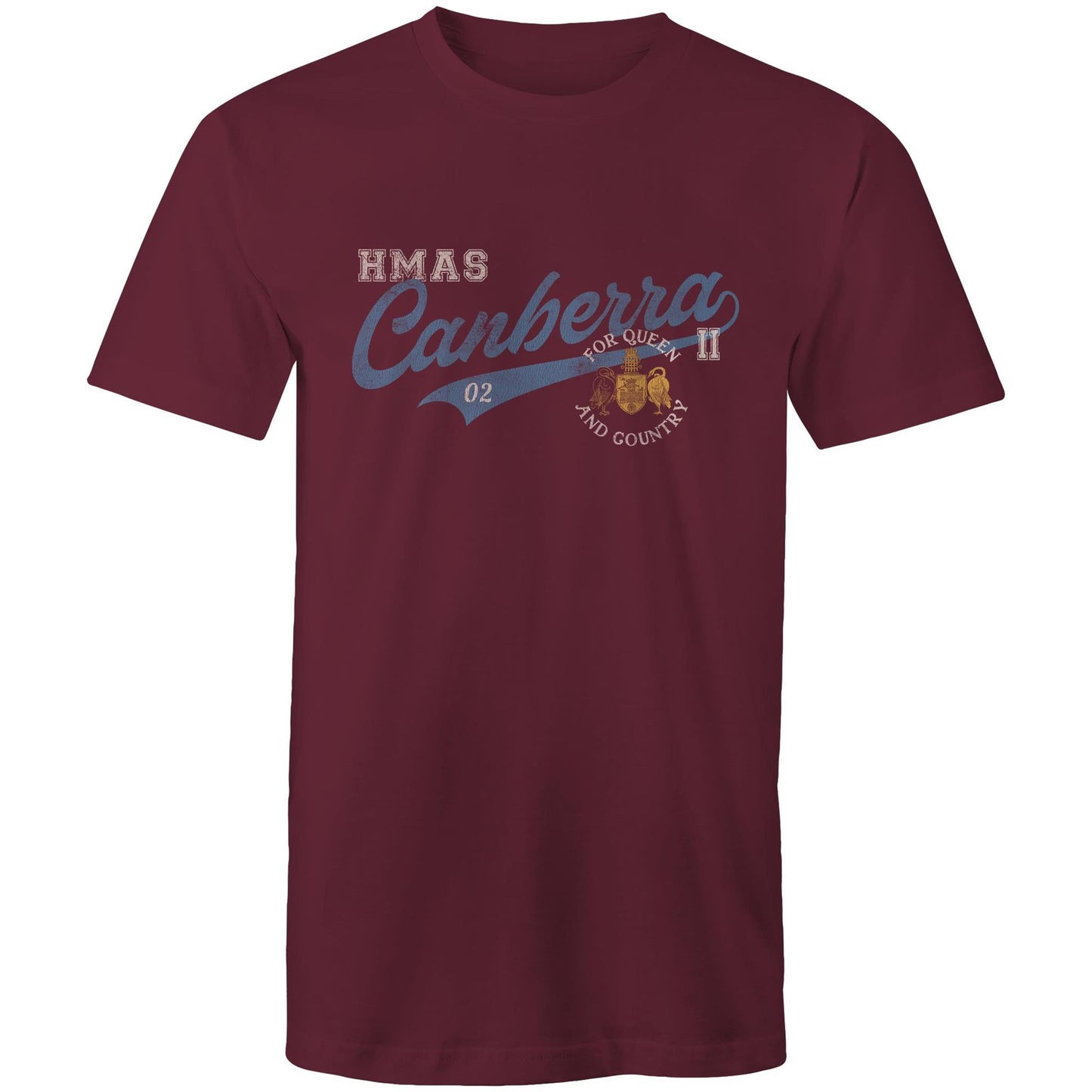 HMAS Canberra (II) FFG02 Men's T-shirt (style Bravo)