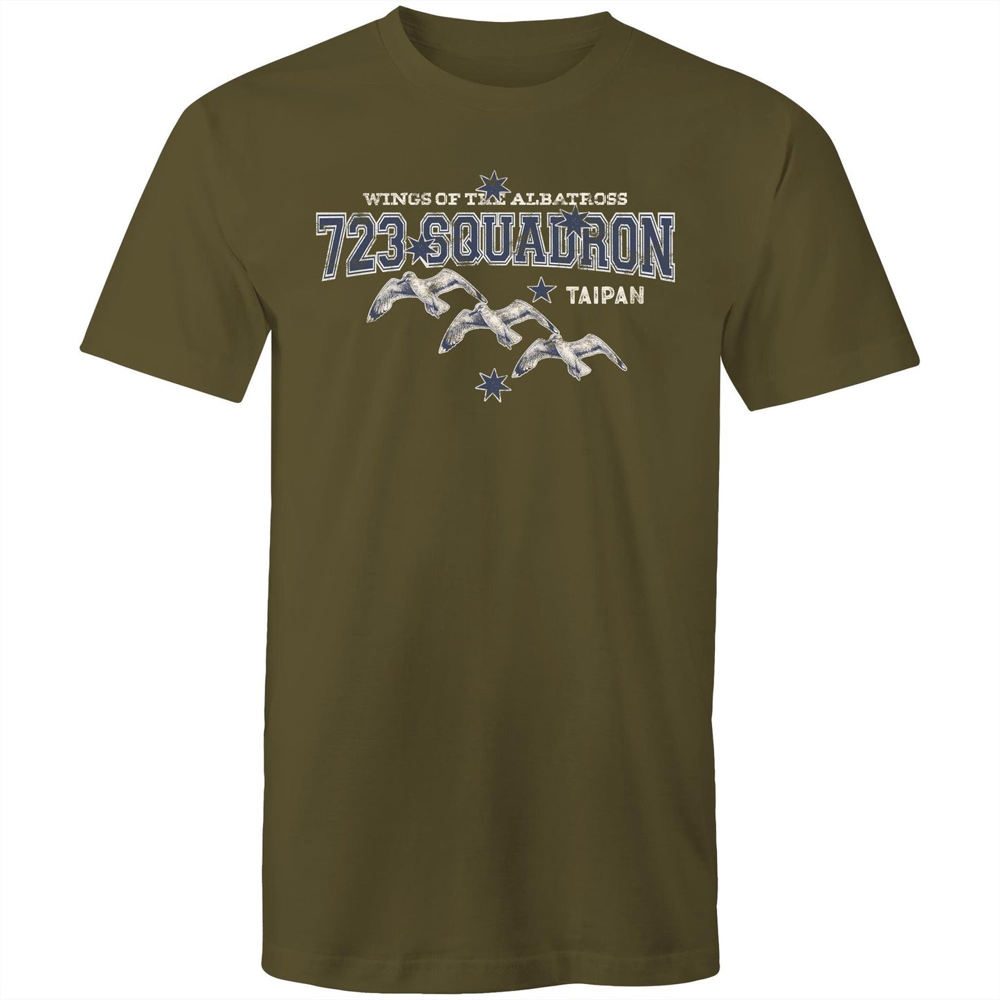 723 Squadron Men's T-shirt (style Alpha, blue)