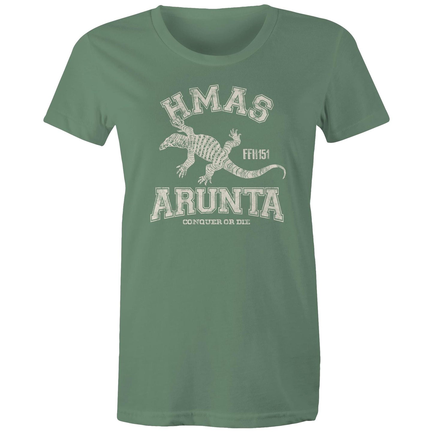 HMAS Arunta (II) FFH151 Women's T-shirt (style Alpha, white)