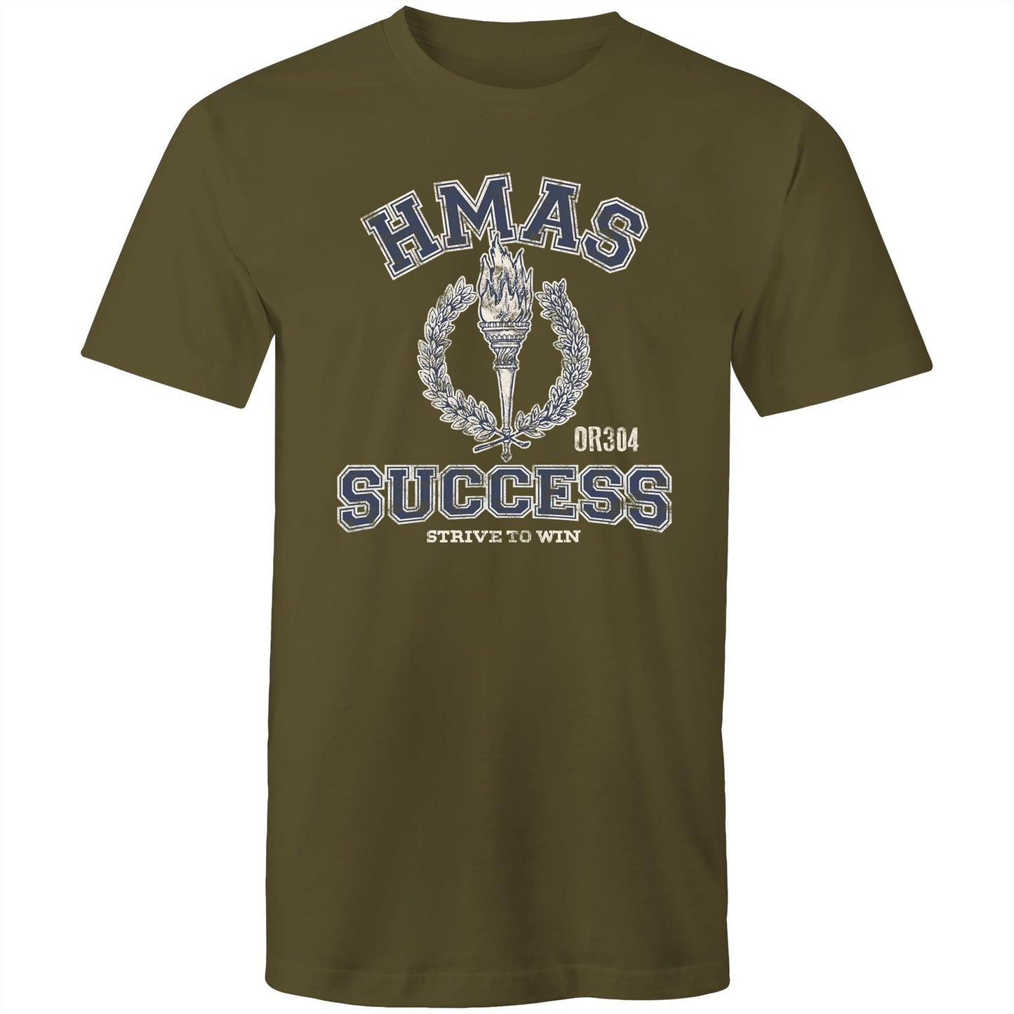 HMAS Success (II) OR304 Men's T-shirt (style Alpha, blue)