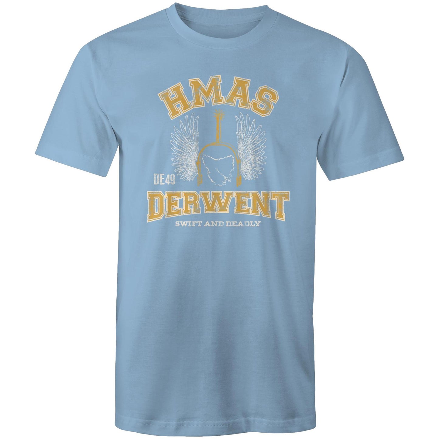 HMAS Derwent DE49 Men's T-shirt (Style Alpha, colour)