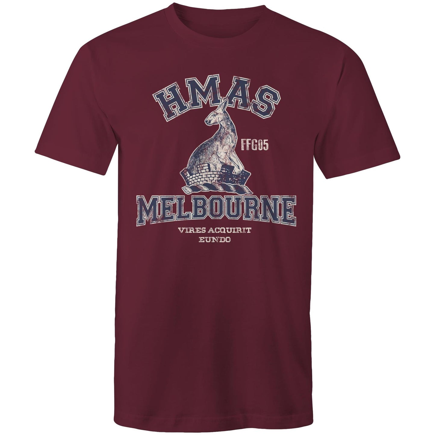 HMAS Melbourne (III) FFG05 Men's T-shirt (style Alpha, blue)